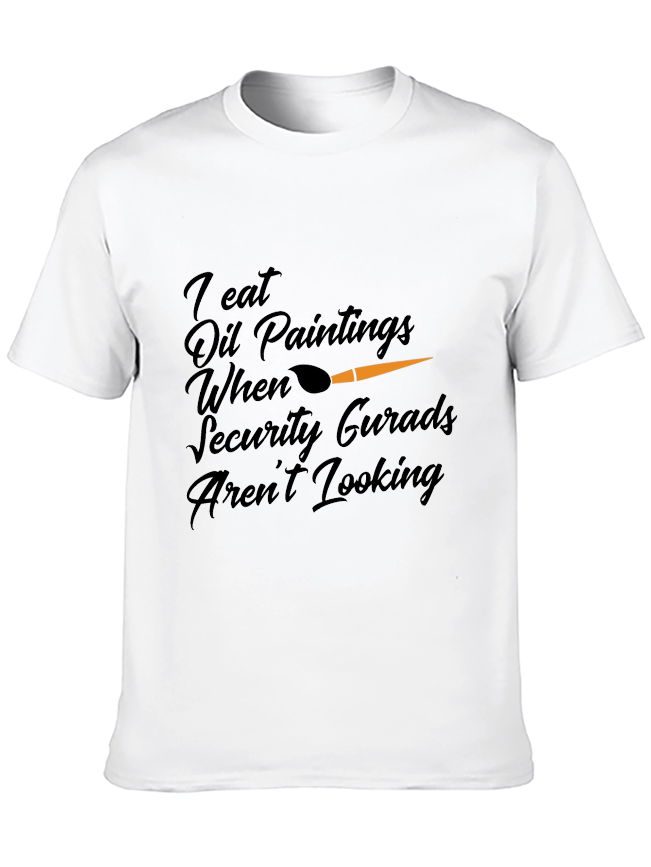 Funny Oil Painting Eater Graphic T-Shirt