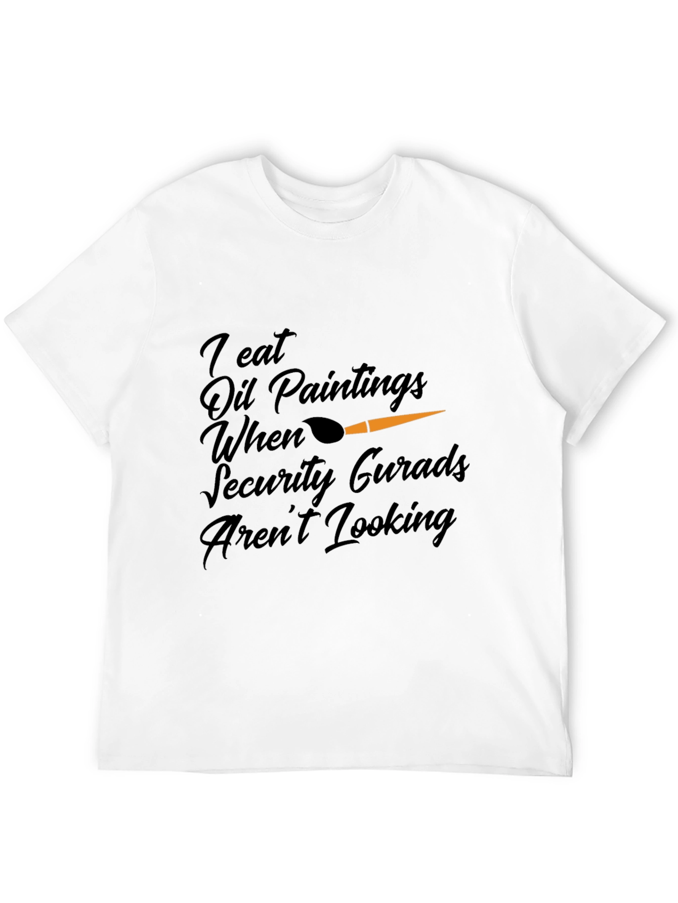 Funny Oil Painting Eater Graphic T-Shirt