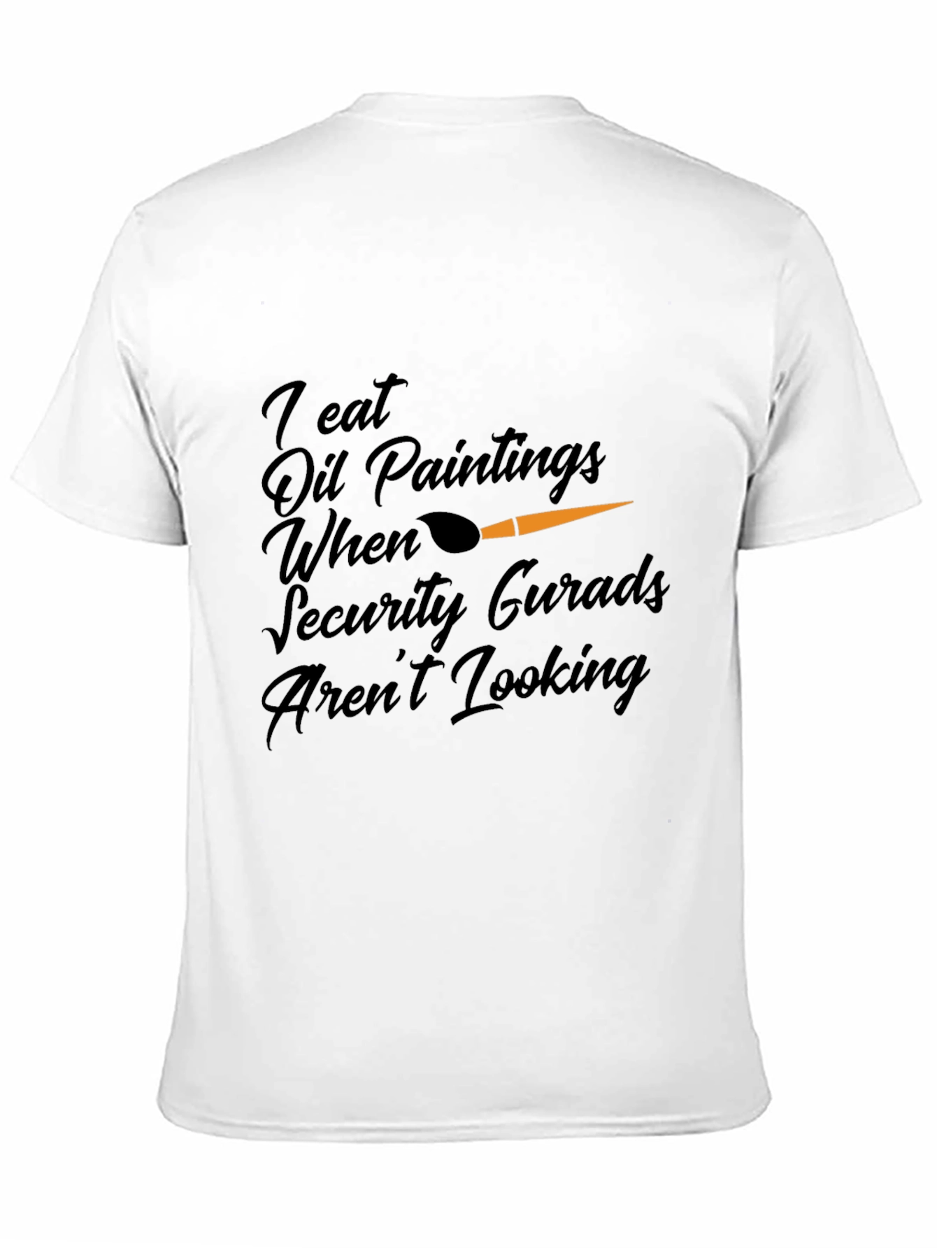Funny Oil Painting Eater Graphic T-Shirt