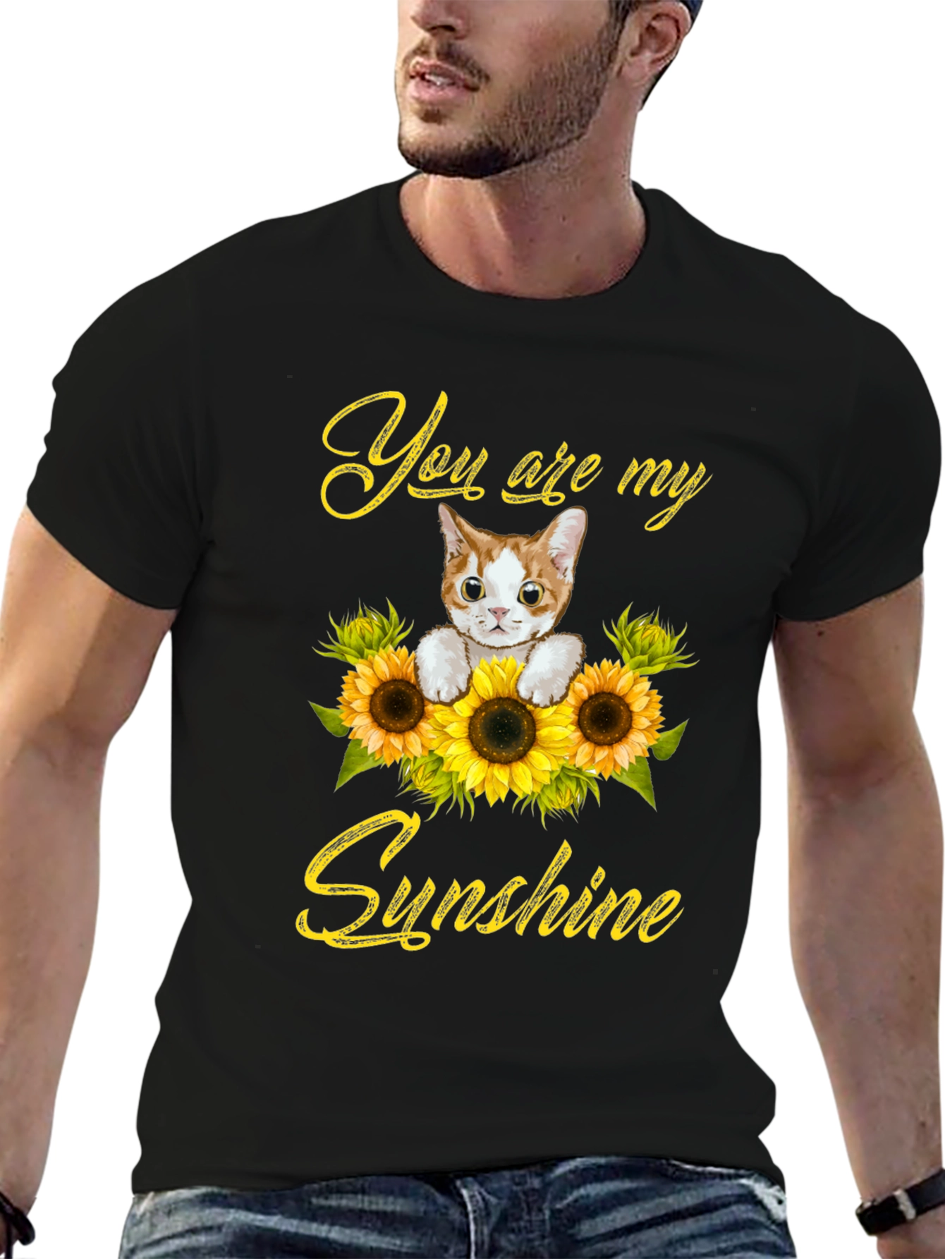 You Are My Sunshine Cat Graphic Tee