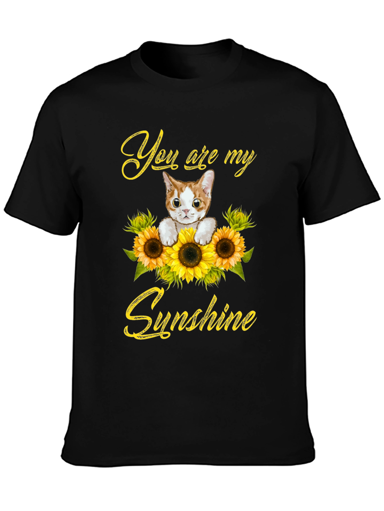You Are My Sunshine Cat Graphic Tee