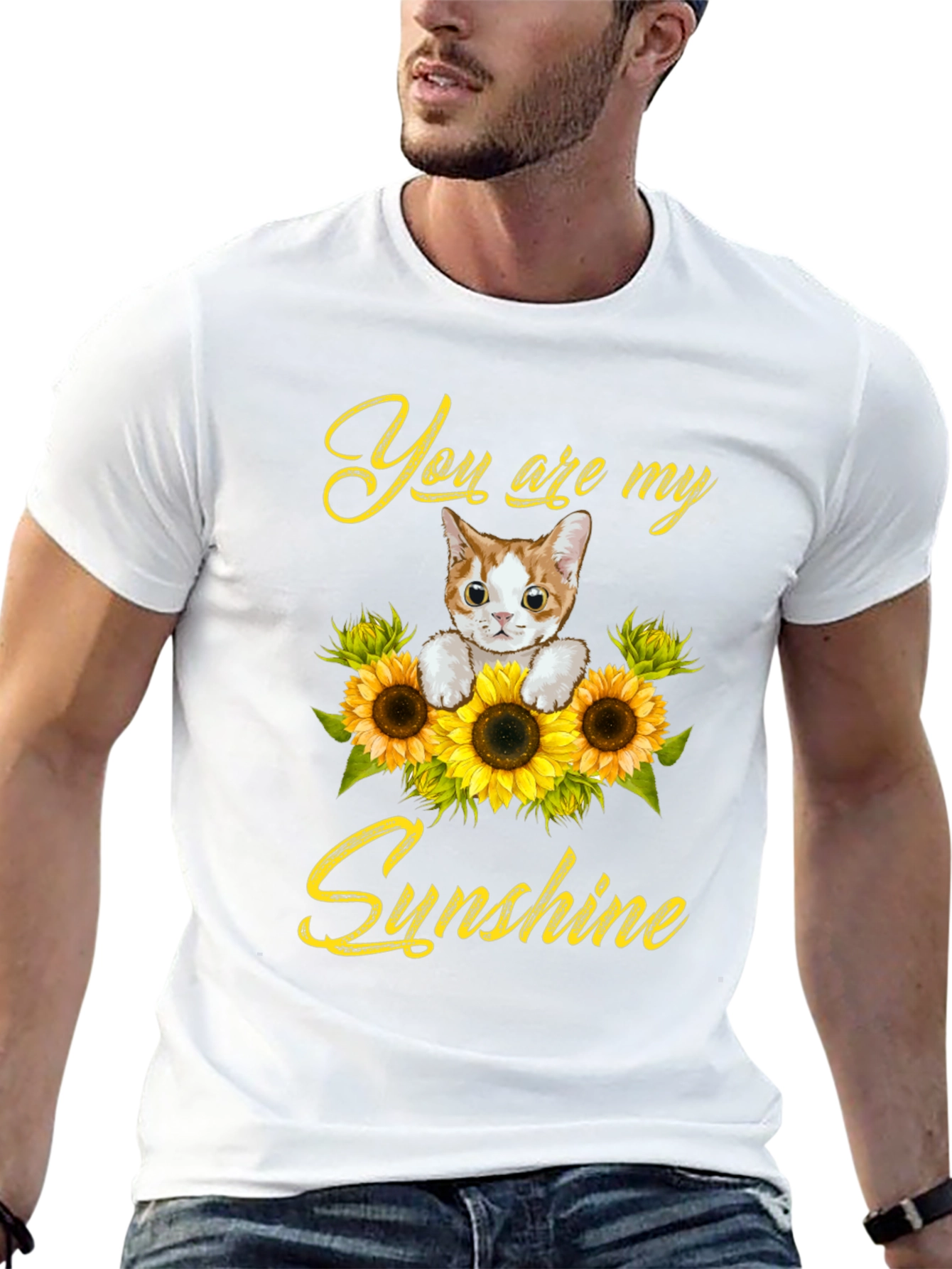 You Are My Sunshine Cat Graphic Tee