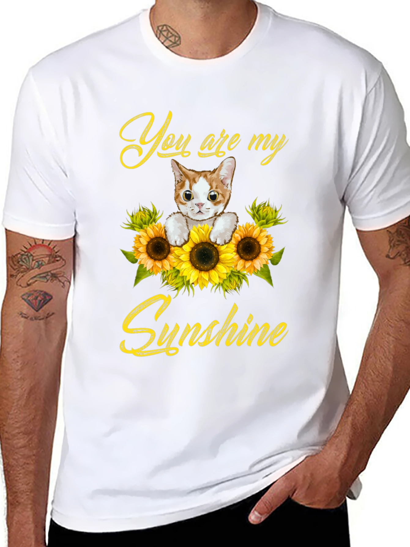 You Are My Sunshine Cat Graphic Tee