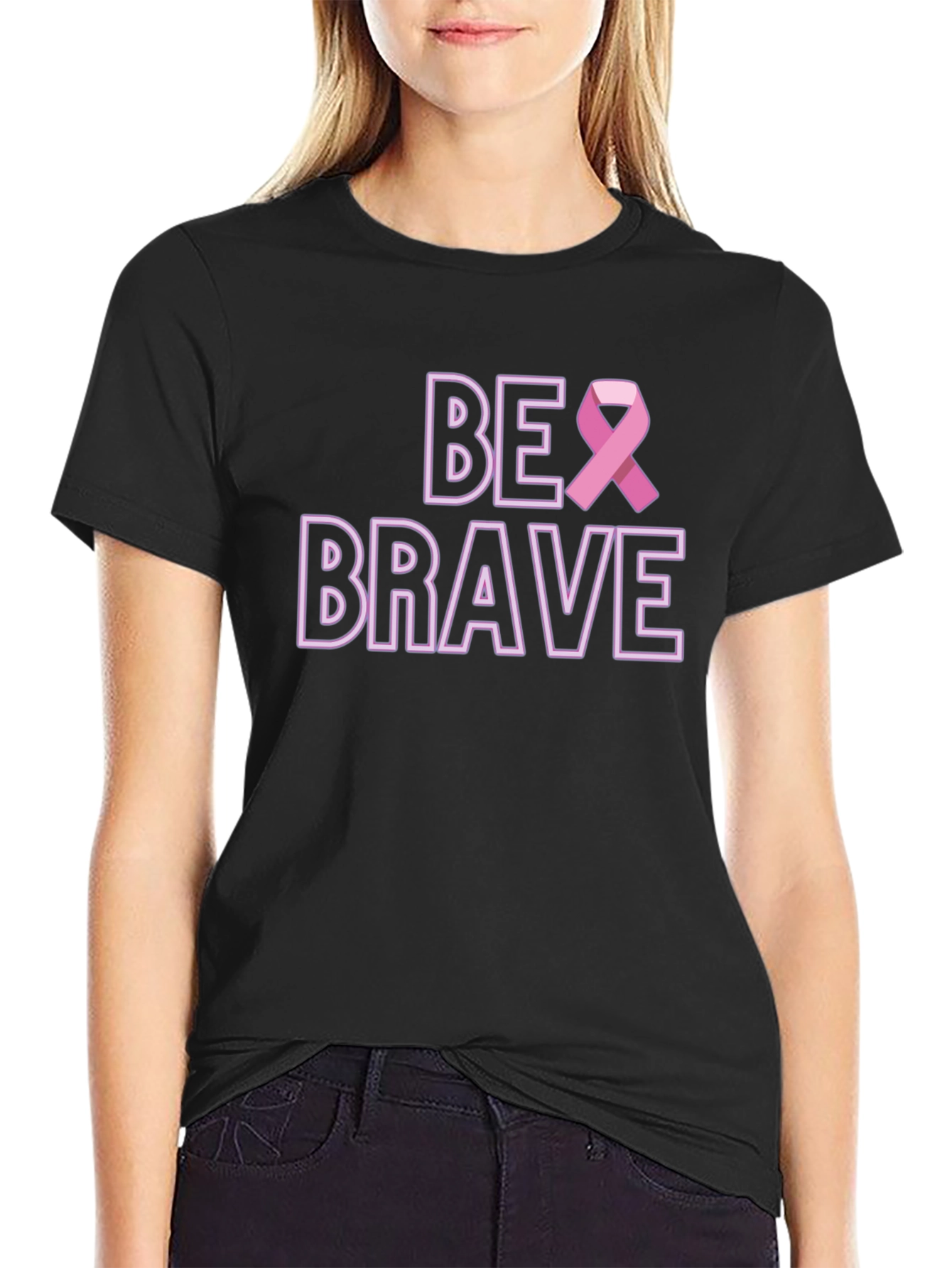 Be Brave Cancer Awareness T-Shirt