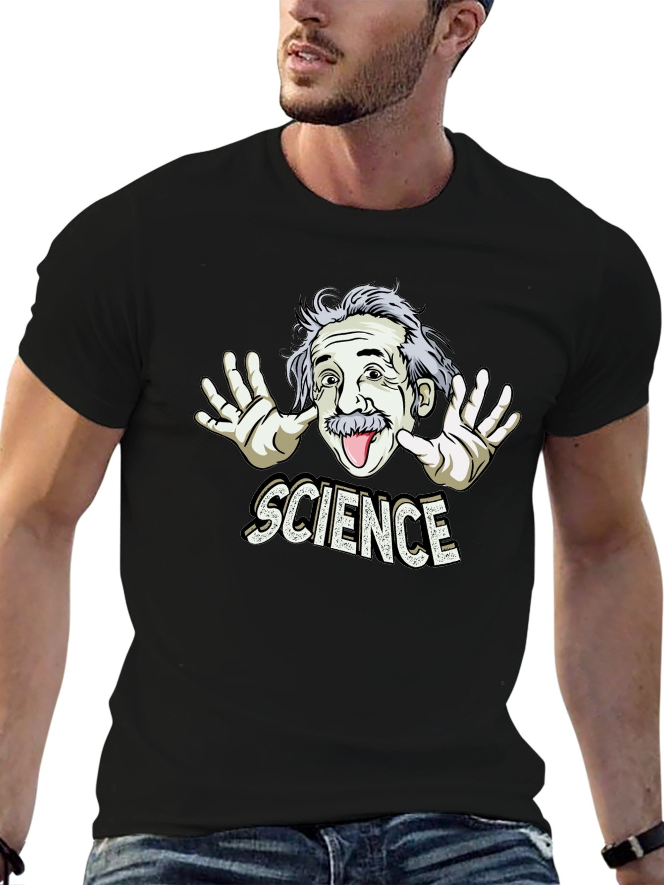 Science Einstein Graphic Tee