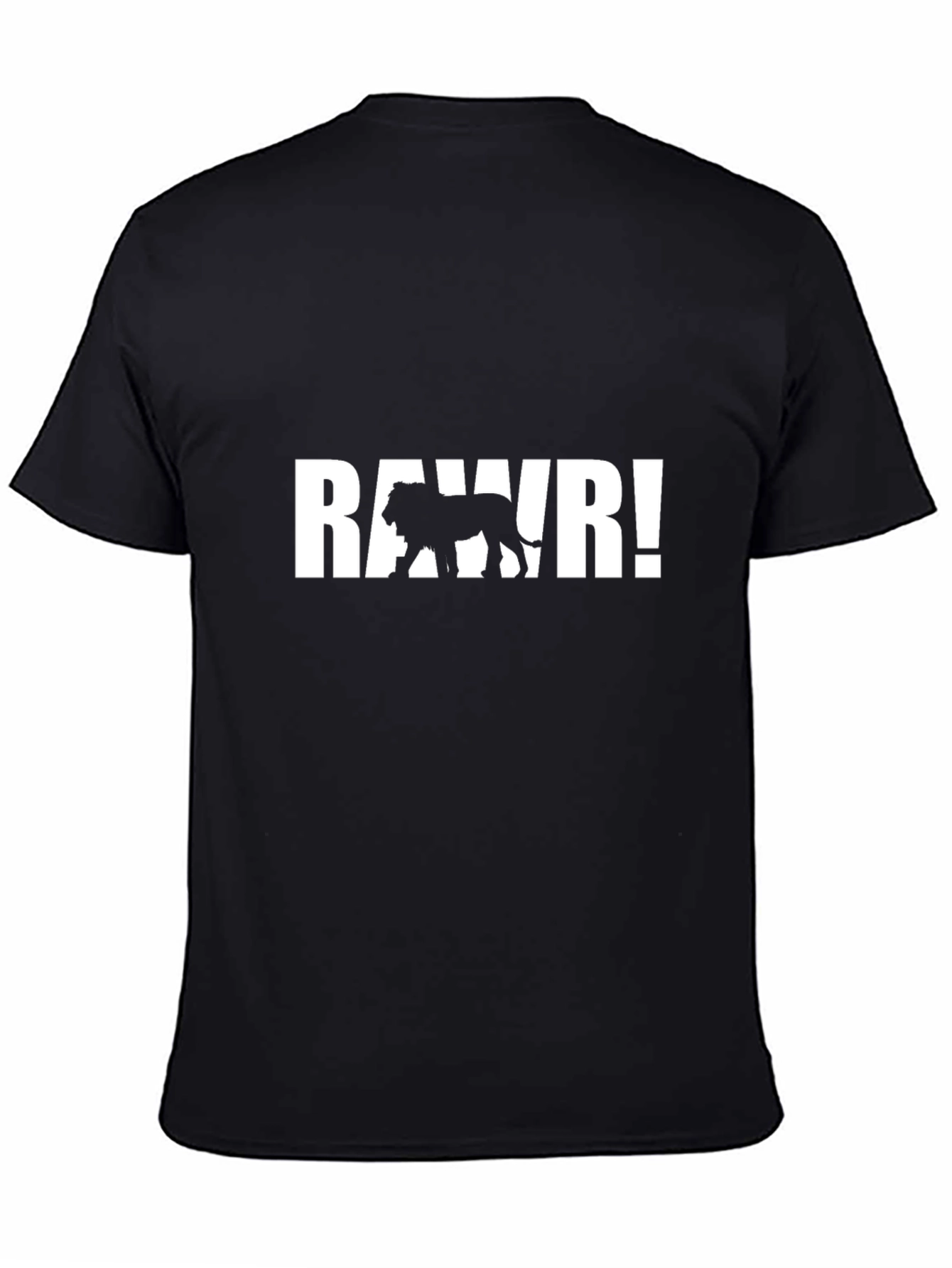Roaring Lion Black T-Shirt - Mens Graphic Tee