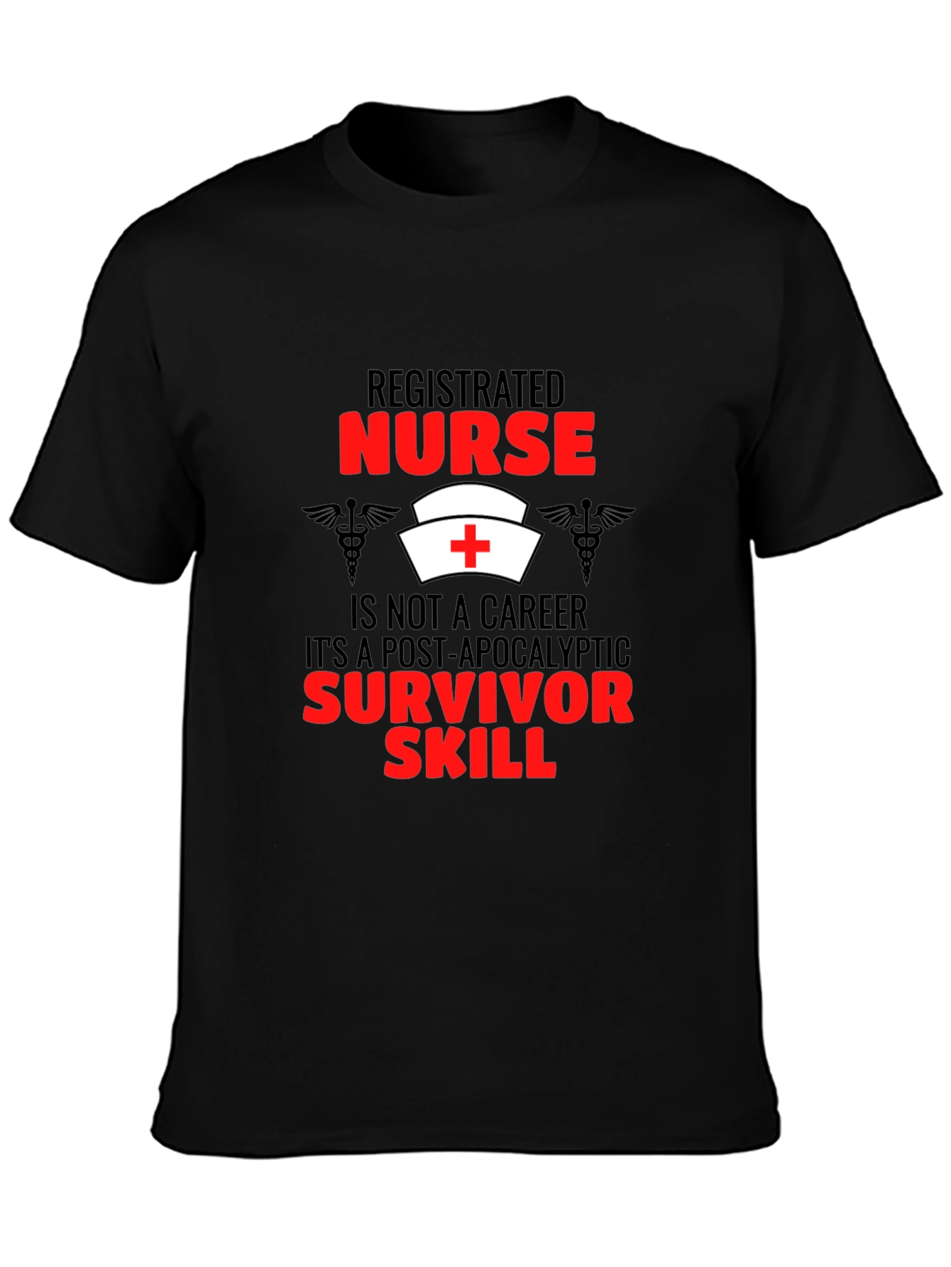 Registered Nurse Survivor Skill Graphic T-Shirt