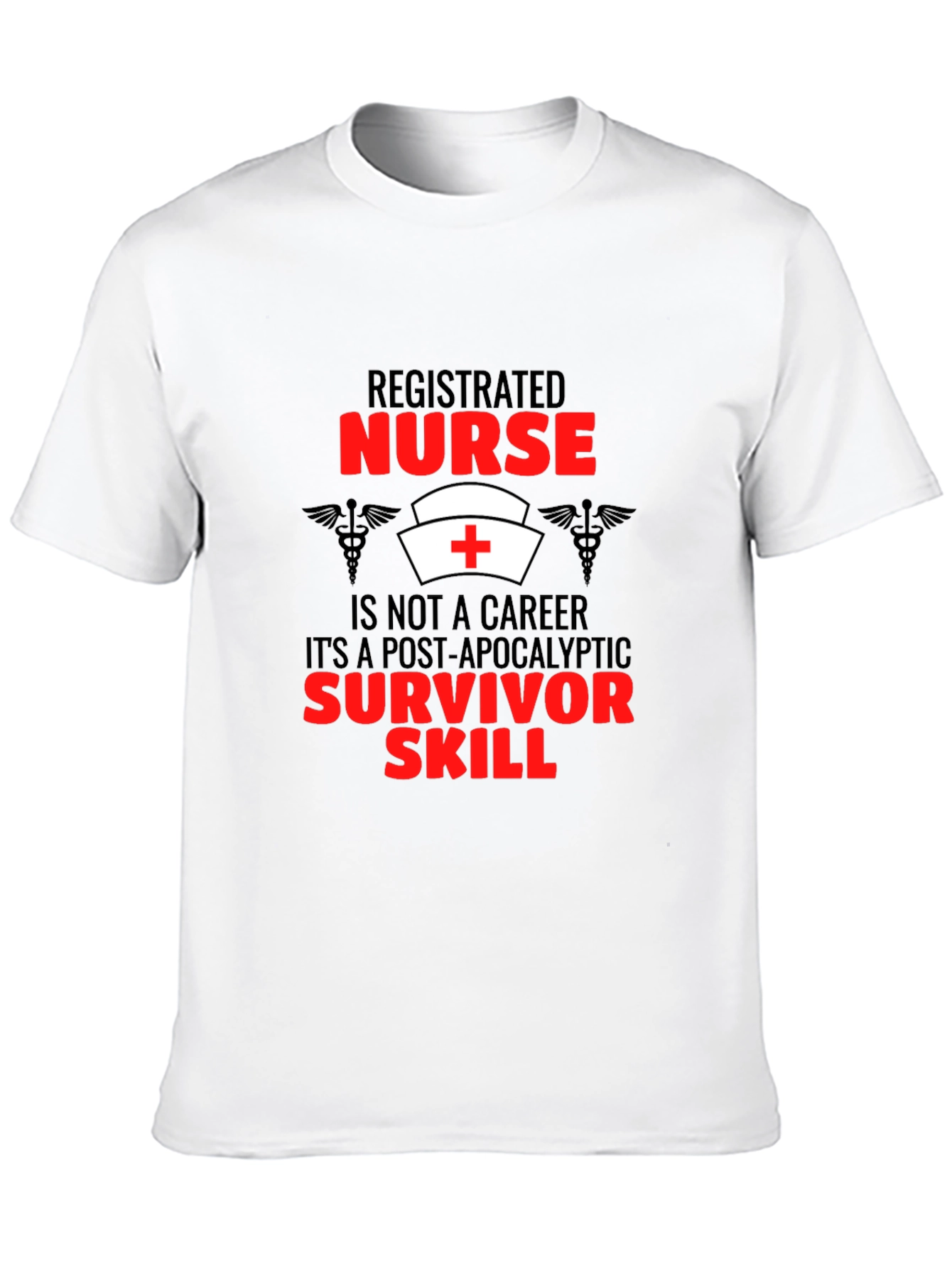 Registered Nurse Survivor Skill Graphic T-Shirt