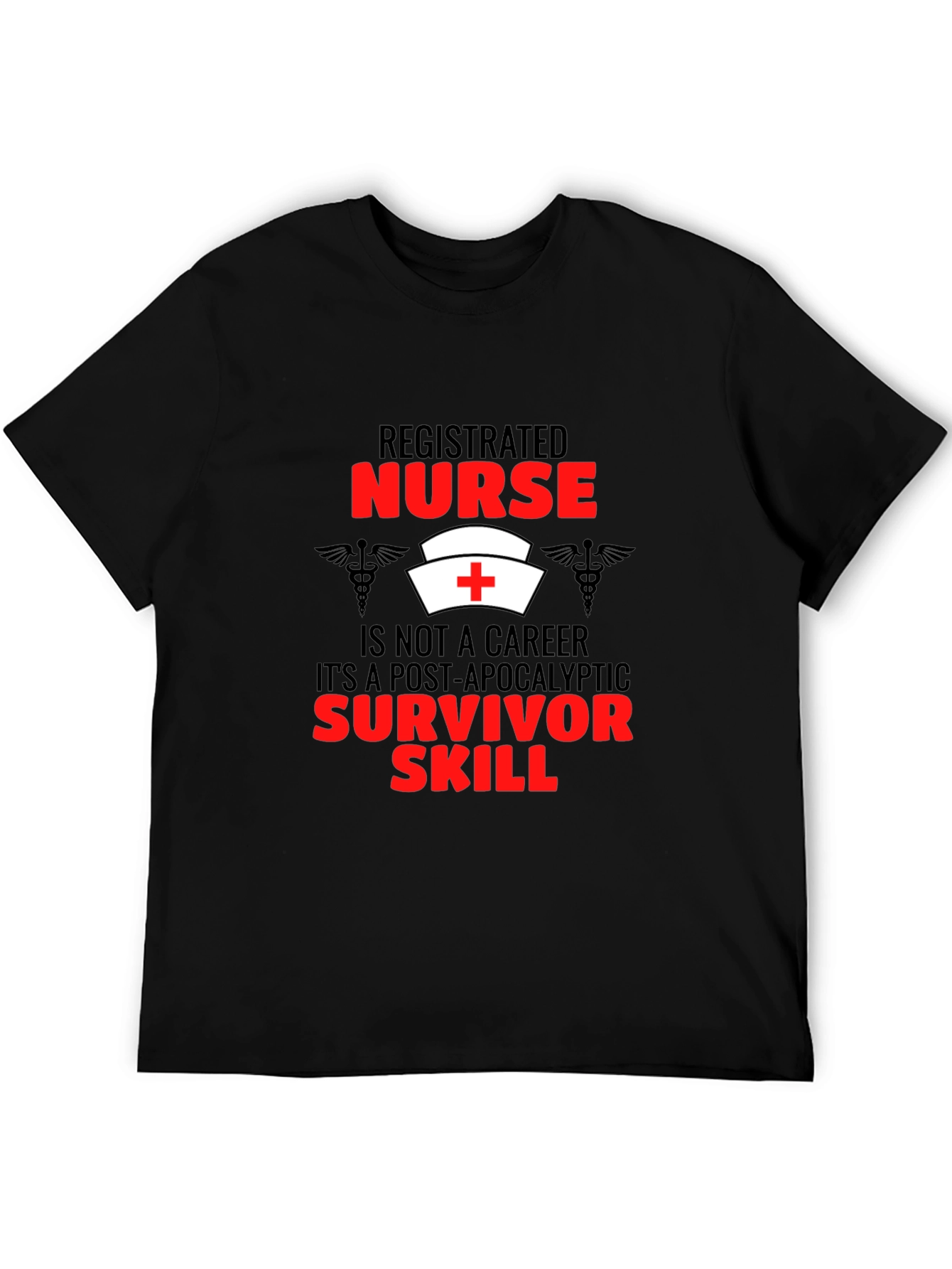 Registered Nurse Survivor Skill Graphic T-Shirt