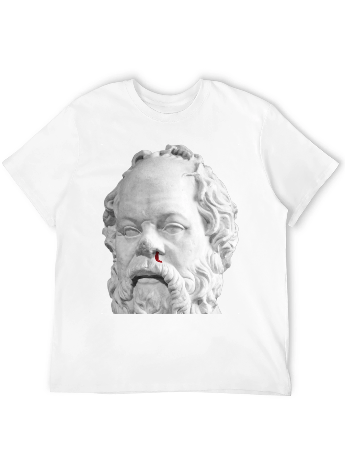 Bloody Nose Socrates Graphic Tee - Black