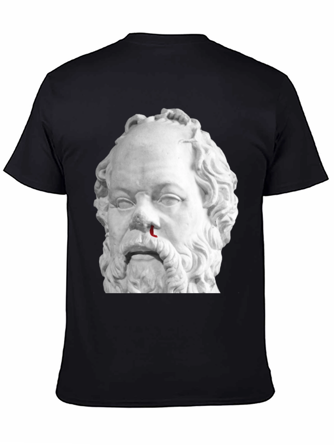 Bloody Nose Socrates Graphic Tee - Black