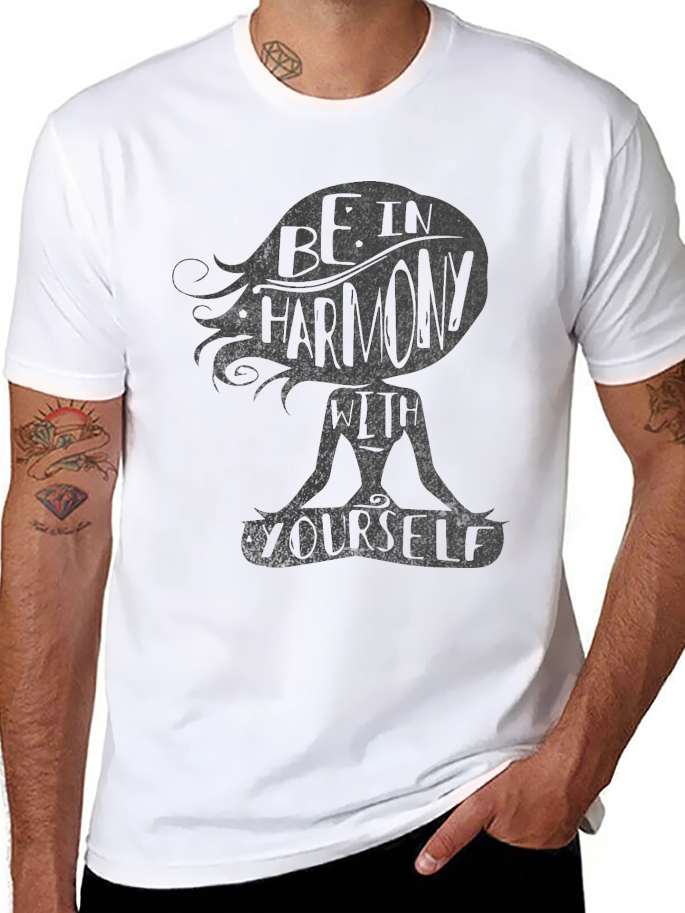 Be In Harmony T-Shirt - Yoga Meditation Tee