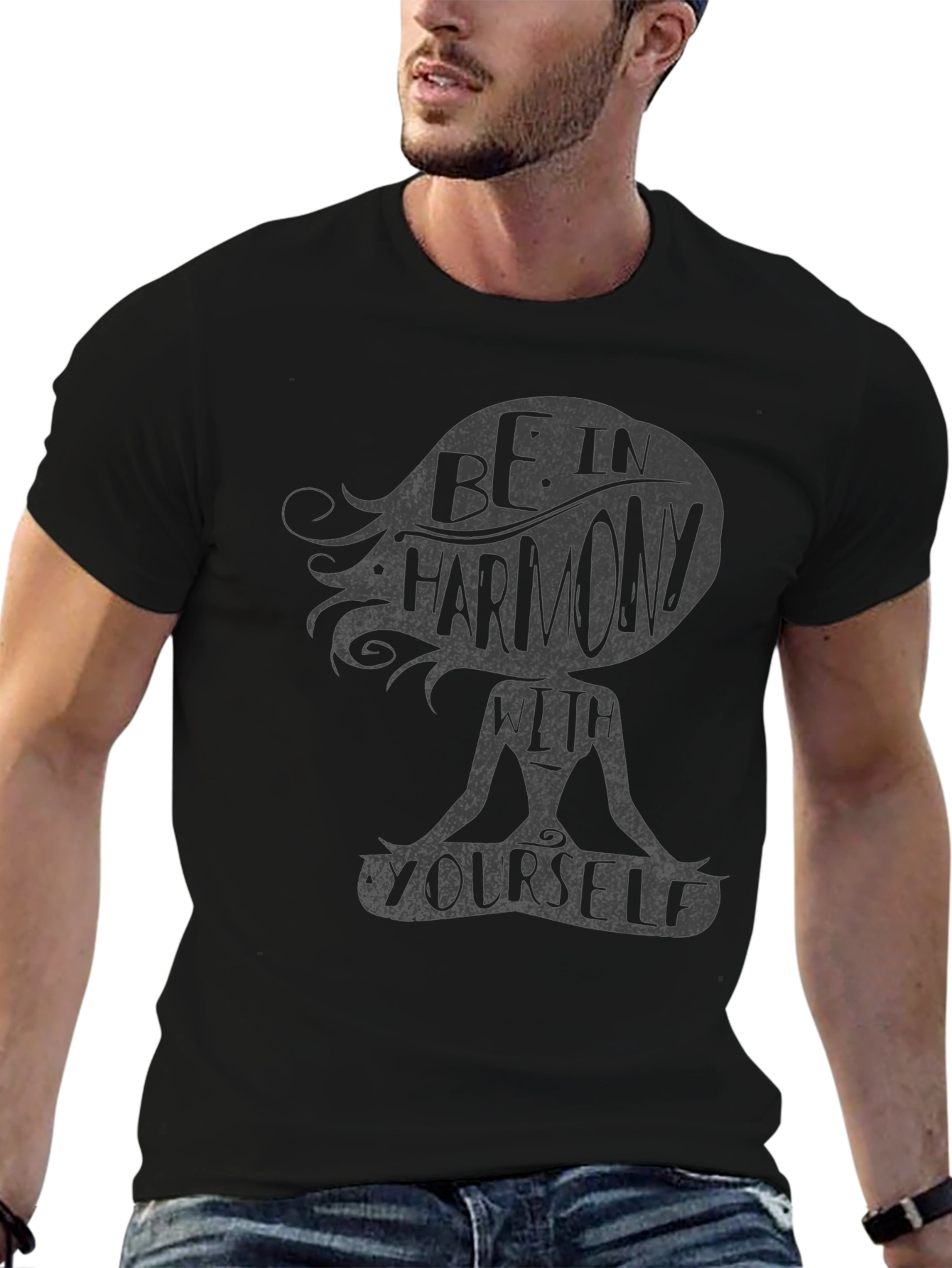 Be In Harmony T-Shirt - Yoga Meditation Tee