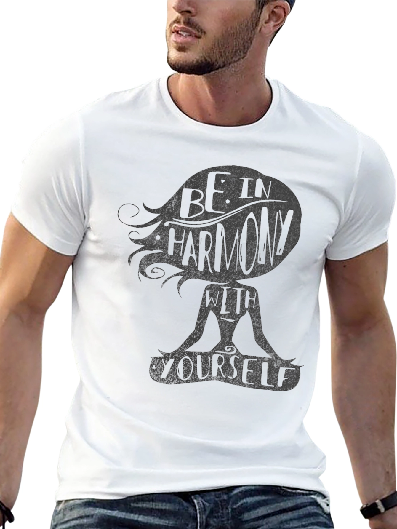 Be In Harmony T-Shirt - Yoga Meditation Tee