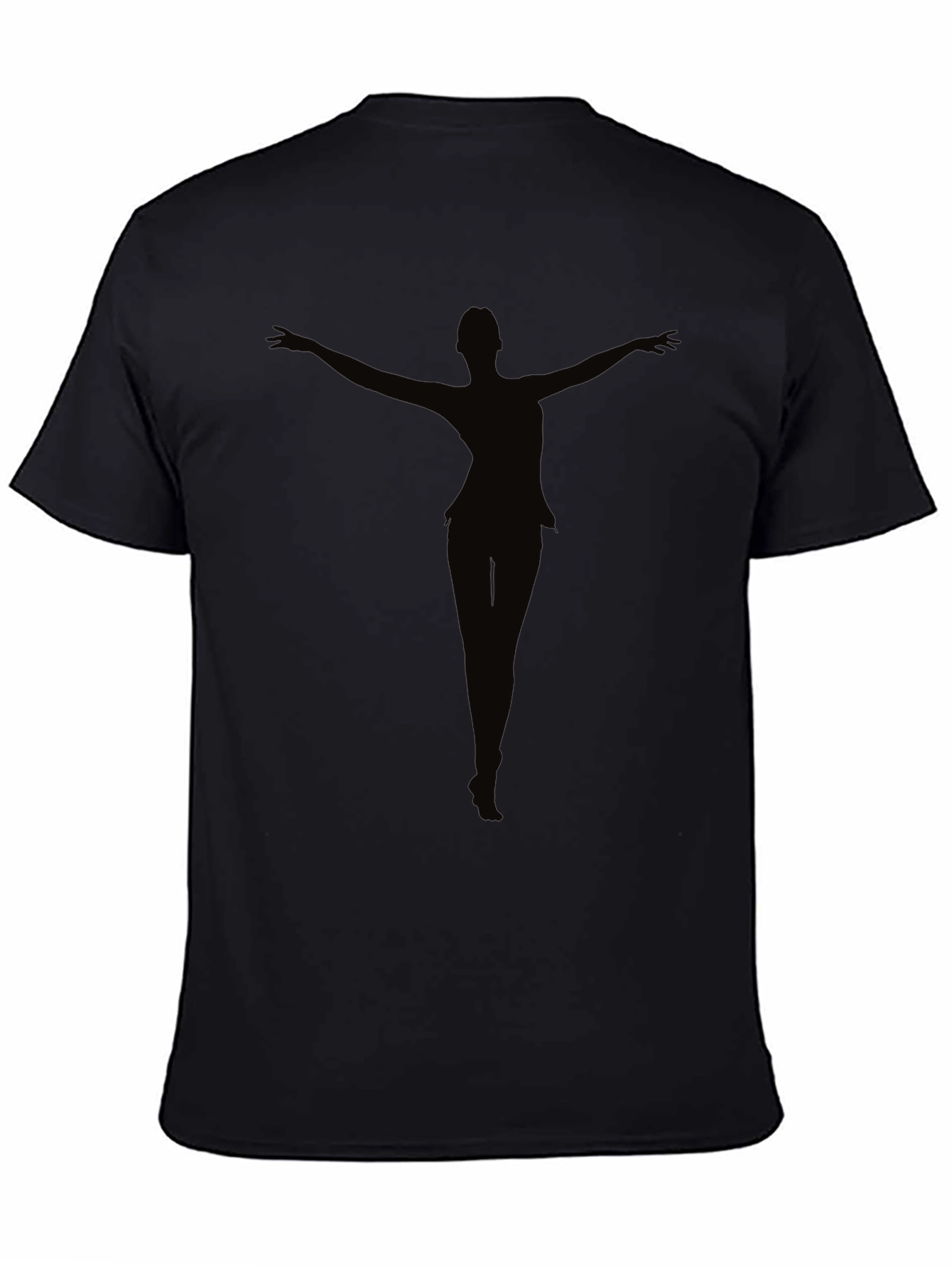 Black Silhouette Dancer Graphic Tee
