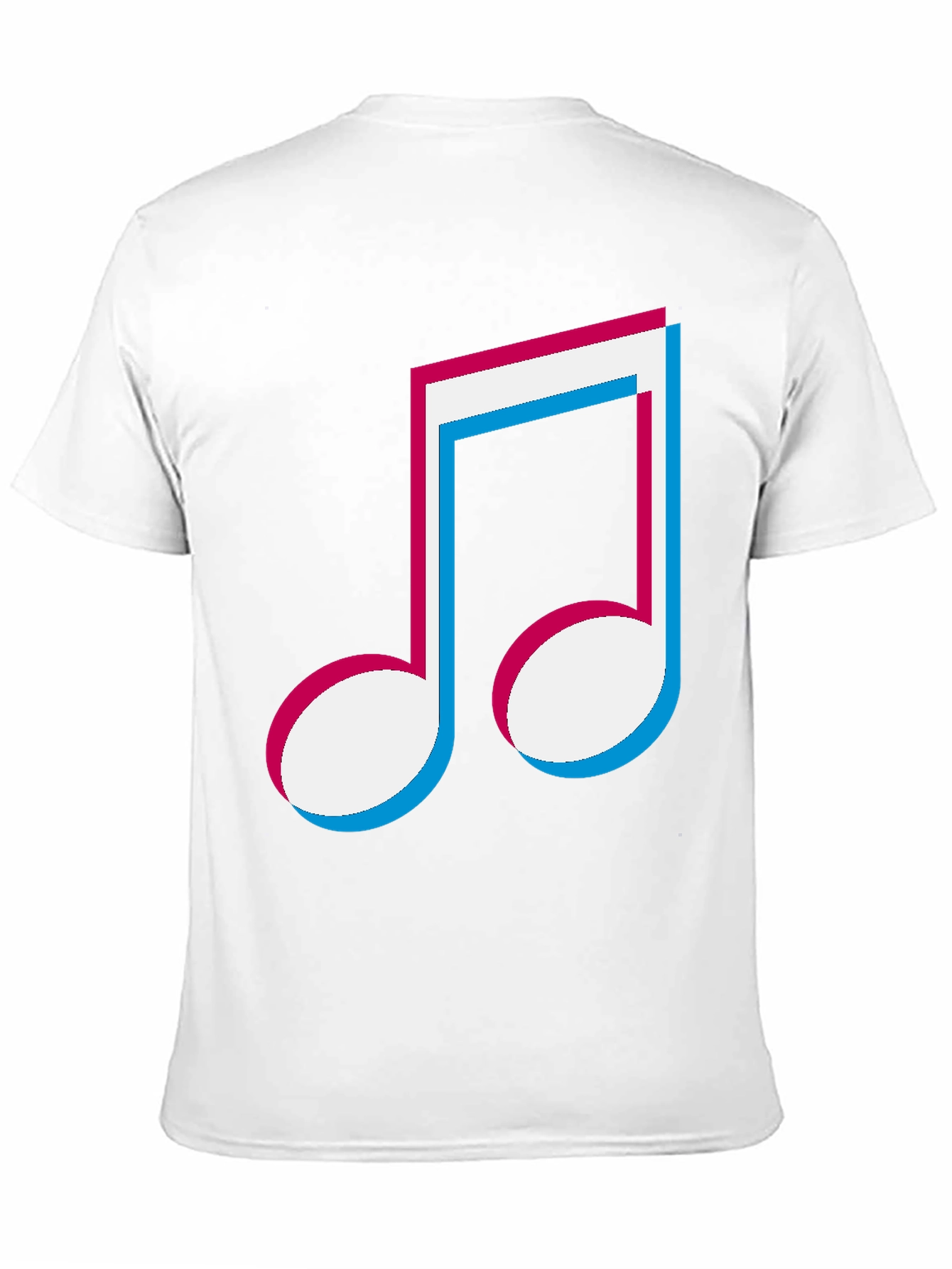 Musical Note Graphic Tee - Black T-Shirt