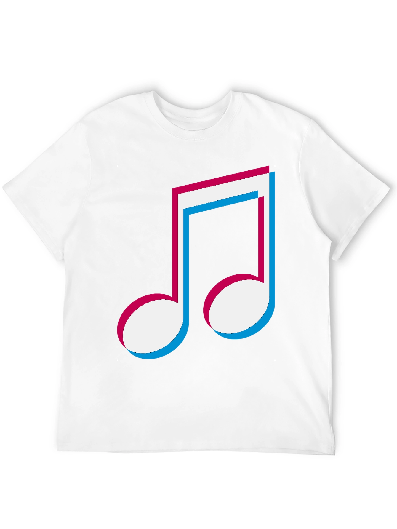 Musical Note Graphic Tee - Black T-Shirt