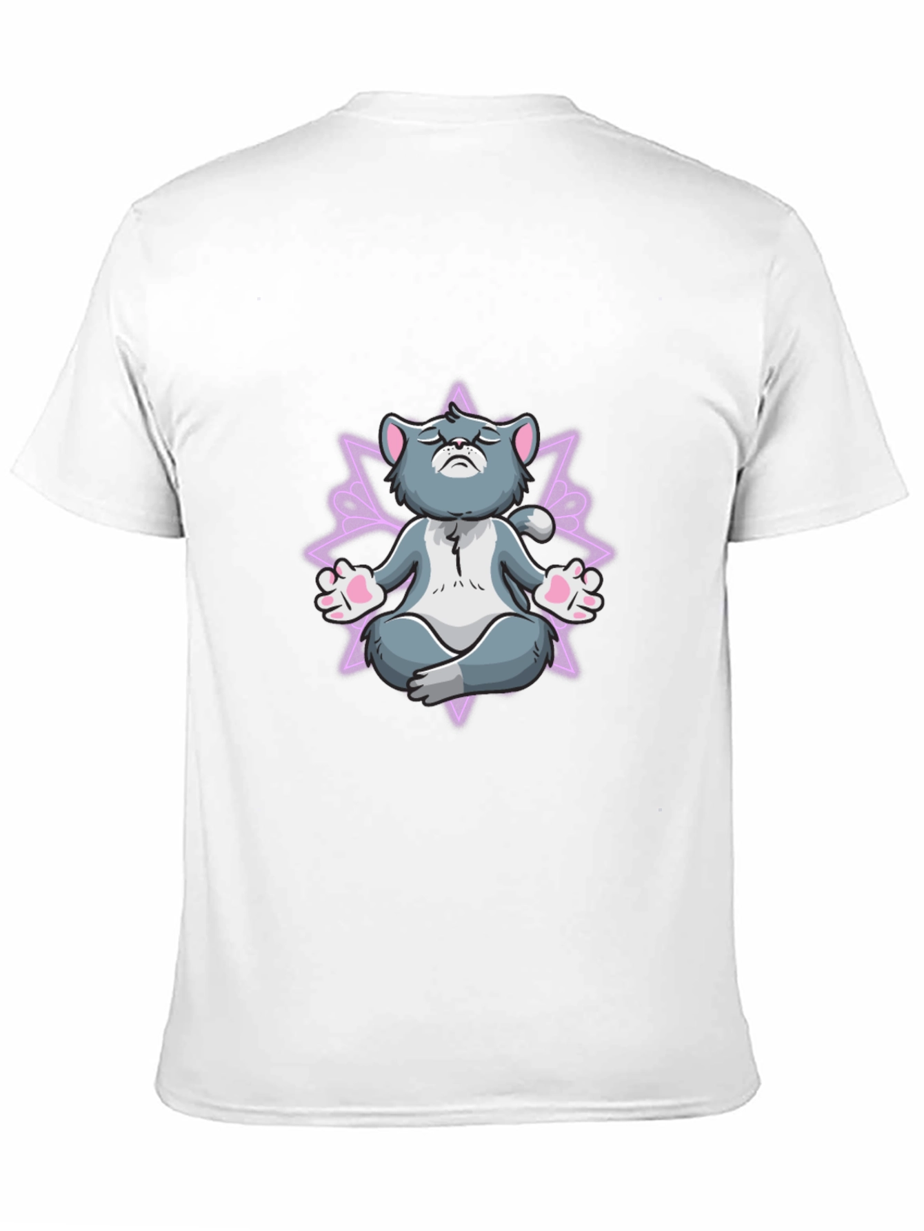 Zen Cat T-Shirt - Meditating Feline
