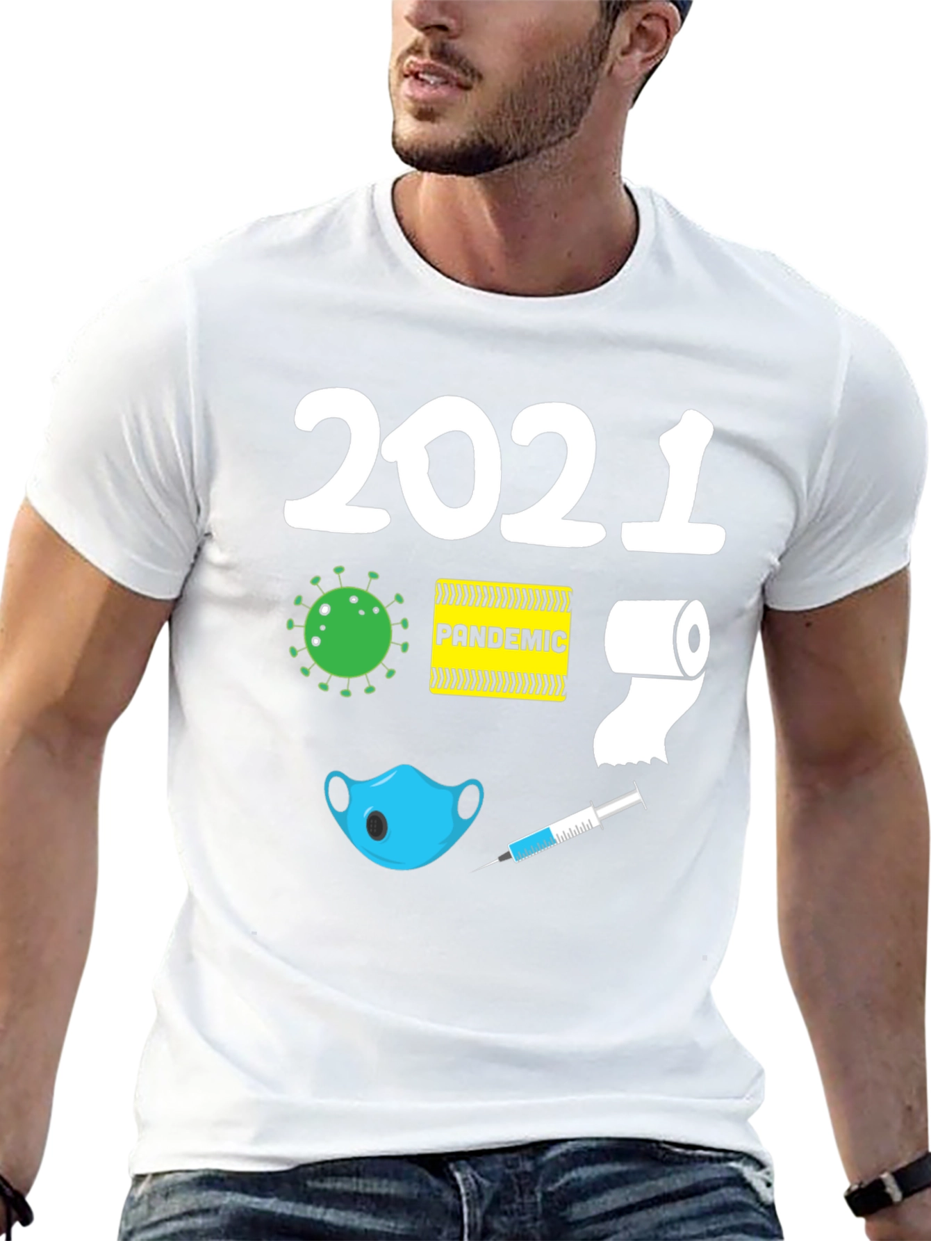 2021 Pandemic Humor Graphic T-Shirt