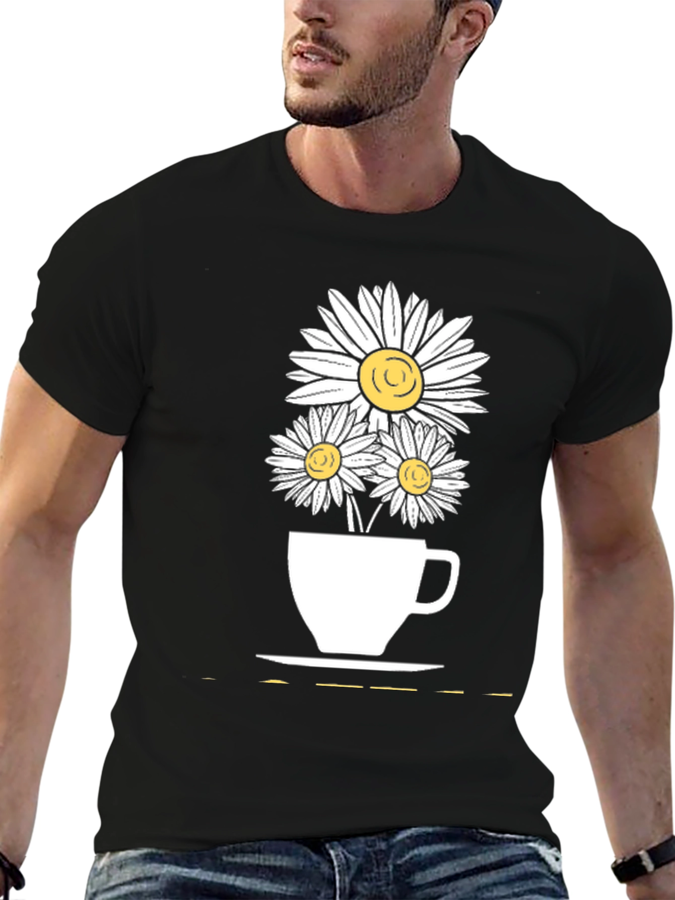Daisy Tea Cup Graphic Tee