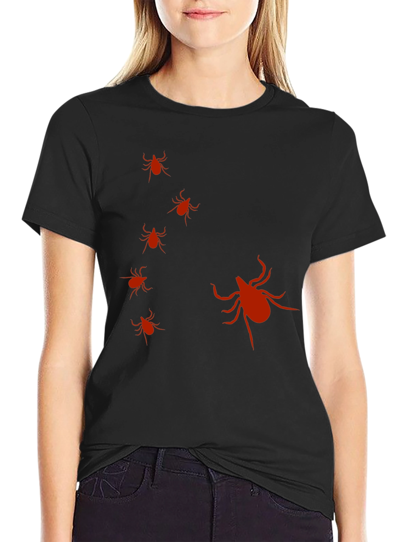 Tick Graphic T-Shirt - Black
