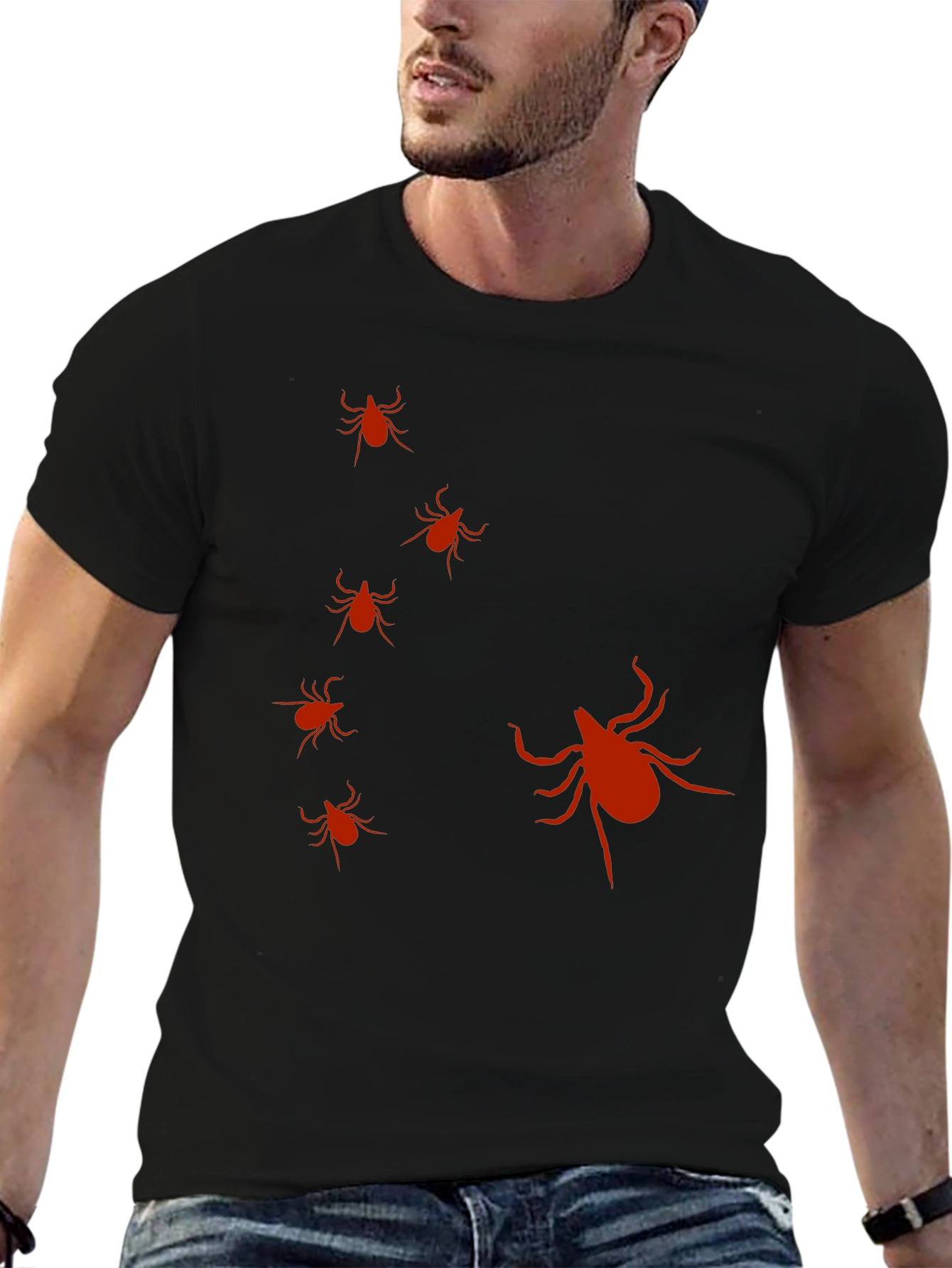 Tick Graphic T-Shirt - Black