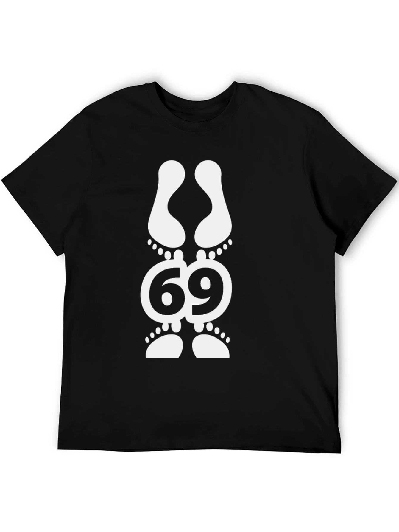 Funny Graphic Tee - 69 Footprint Design