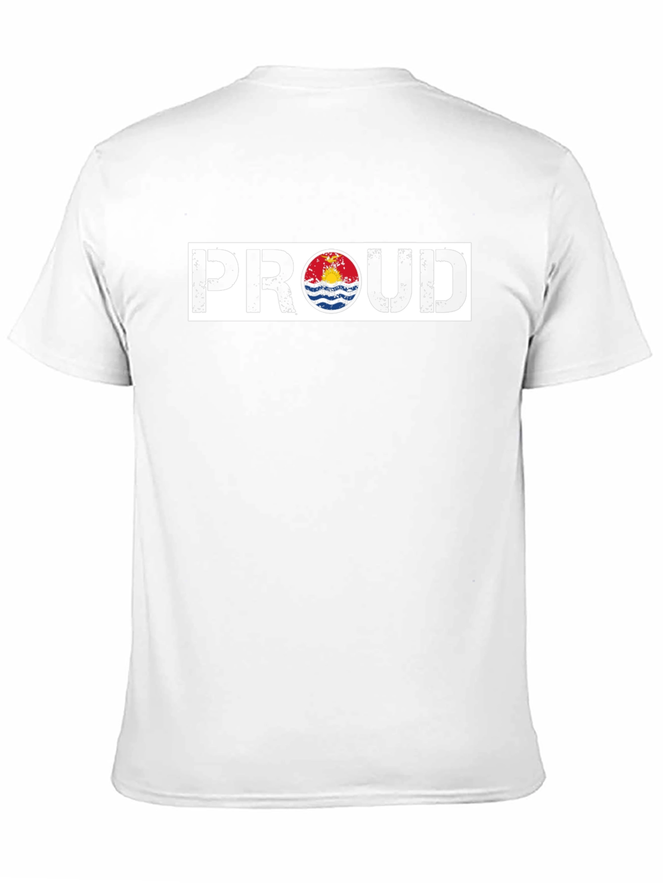 Proud Kiribati Flag Black T-Shirt