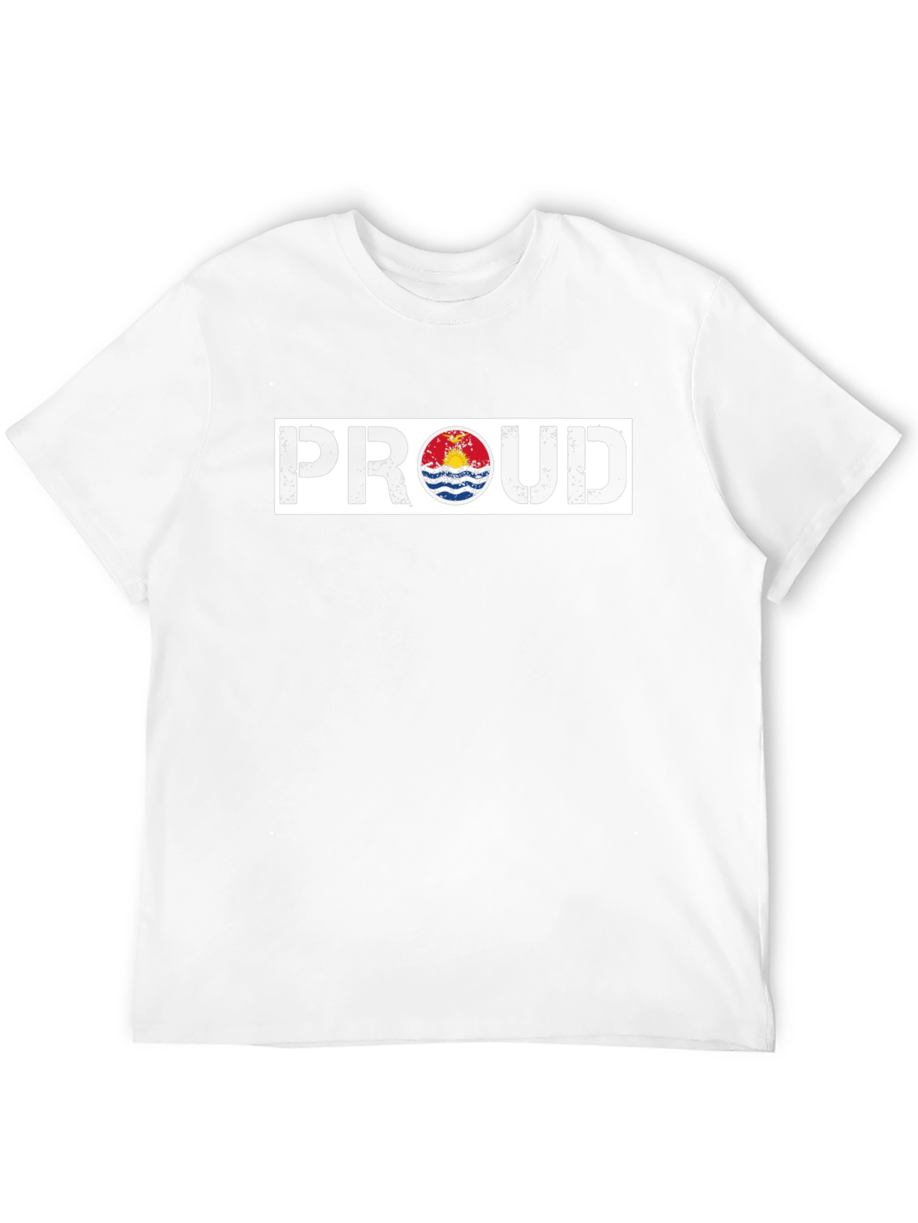 Proud Kiribati Flag Black T-Shirt