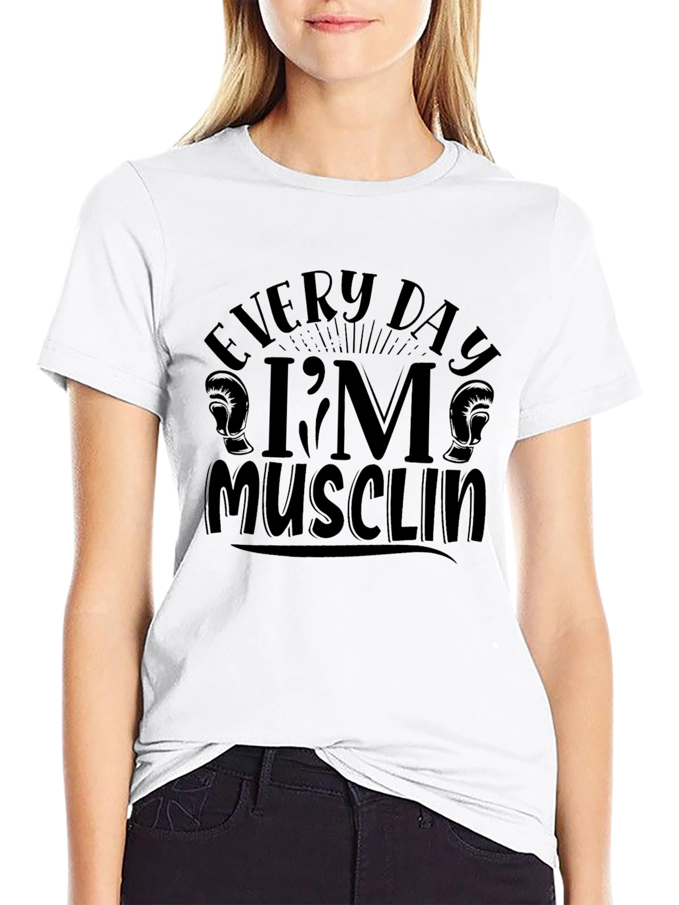 Everyday Im Musclin Graphic Tee