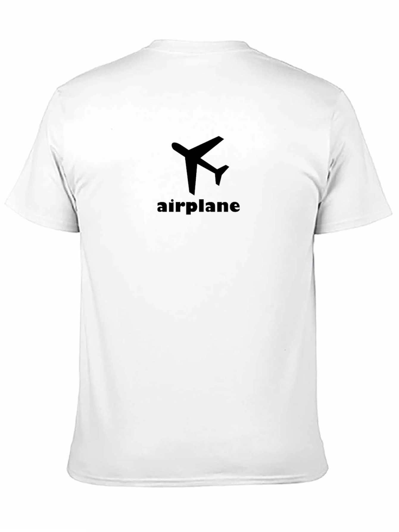 Airplane Graphic Black T-Shirt