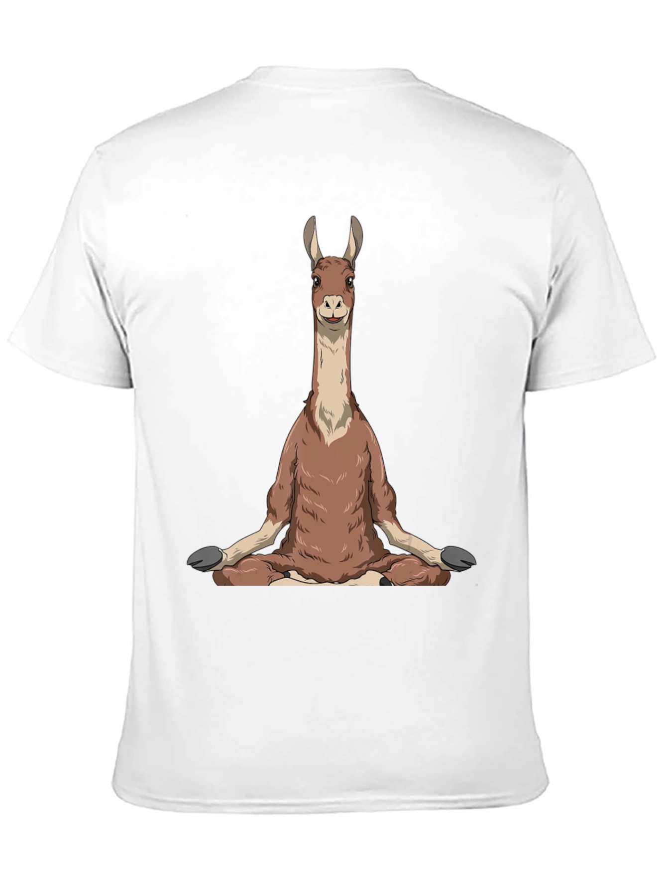 Yoga Llama Graphic Tee - Mens Black T-Shirt