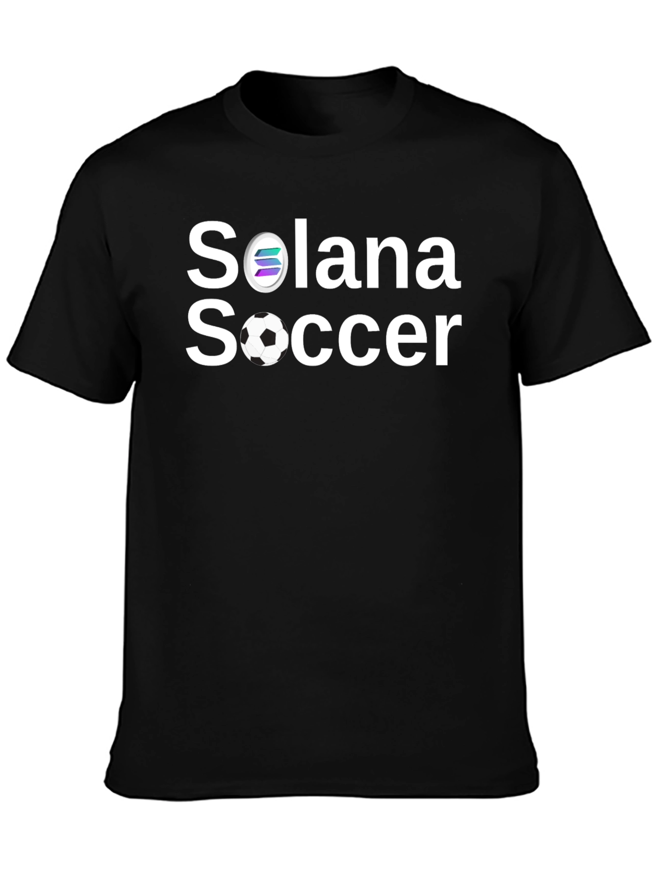 Solana Soccer Black T-Shirt