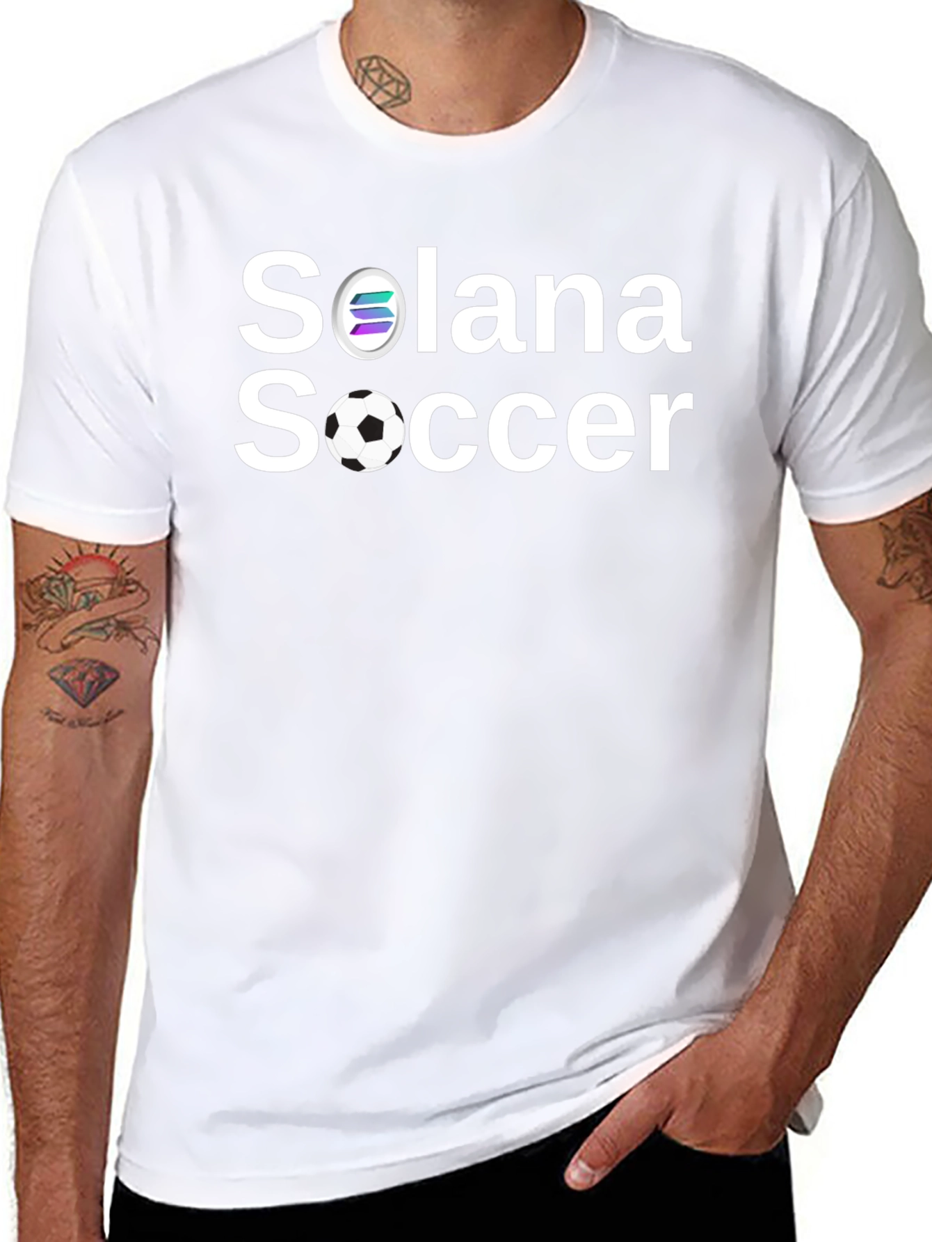 Solana Soccer Black T-Shirt