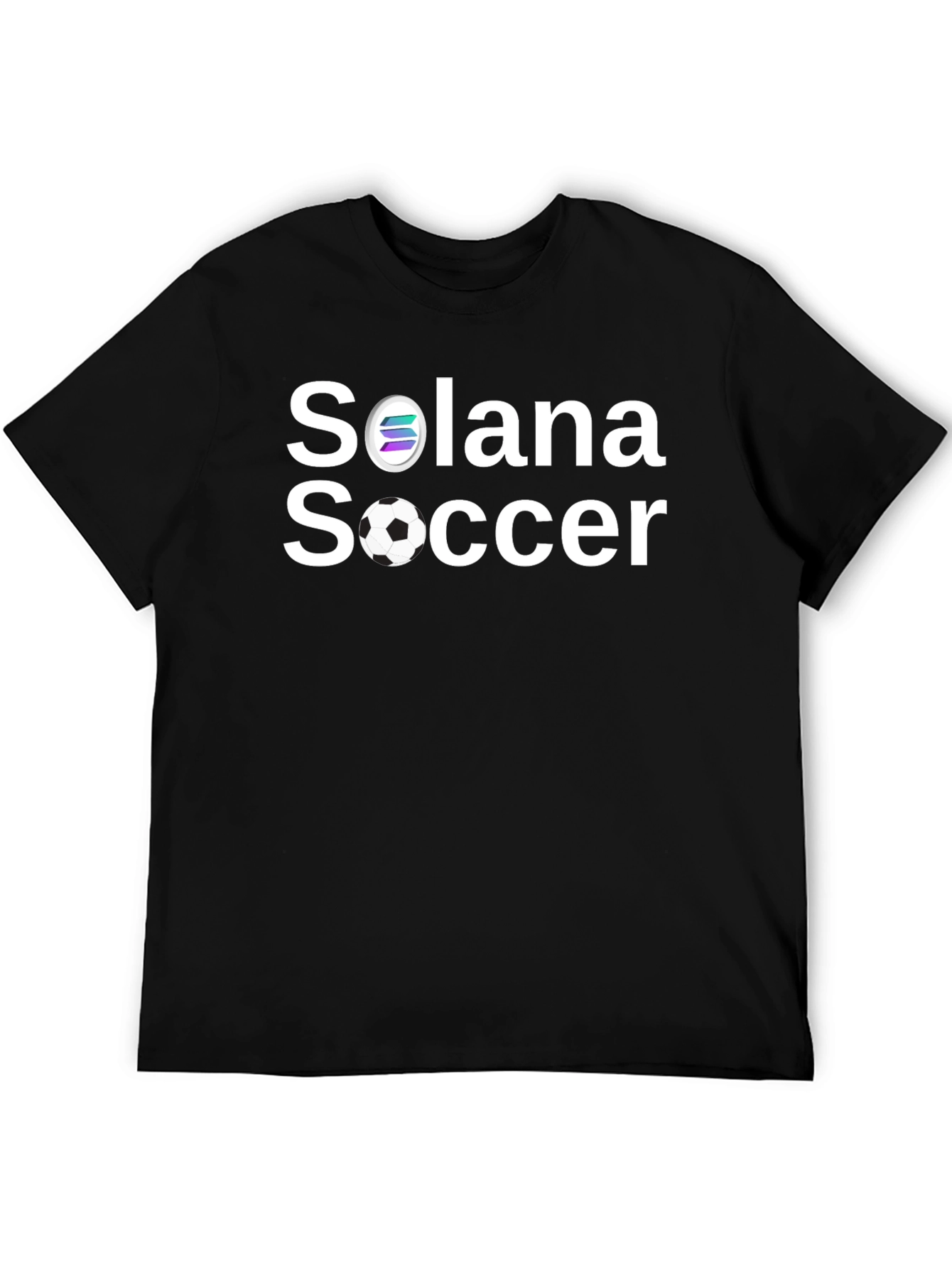 Solana Soccer Black T-Shirt