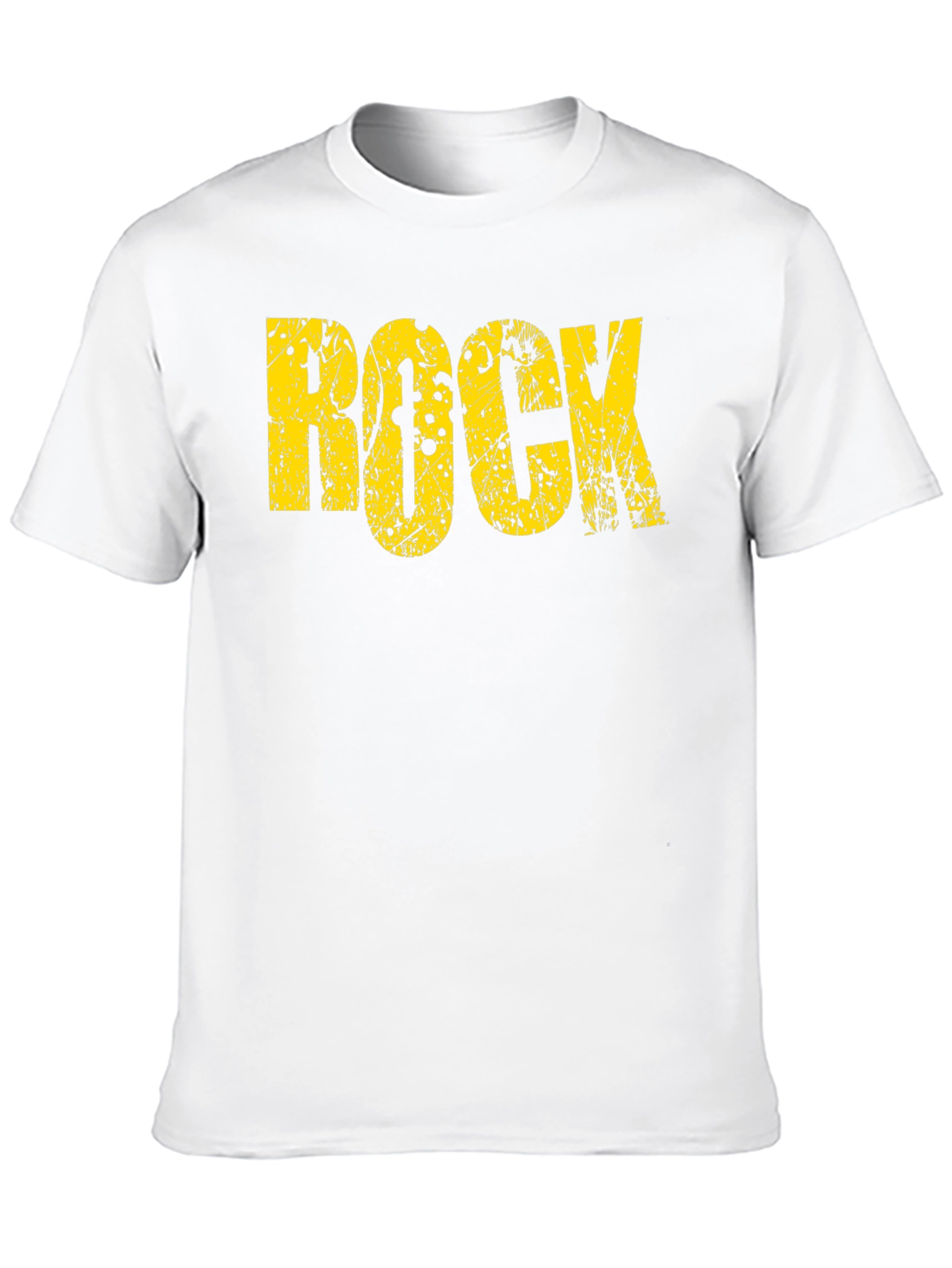 Distressed Rock Graphic Black T-Shirt