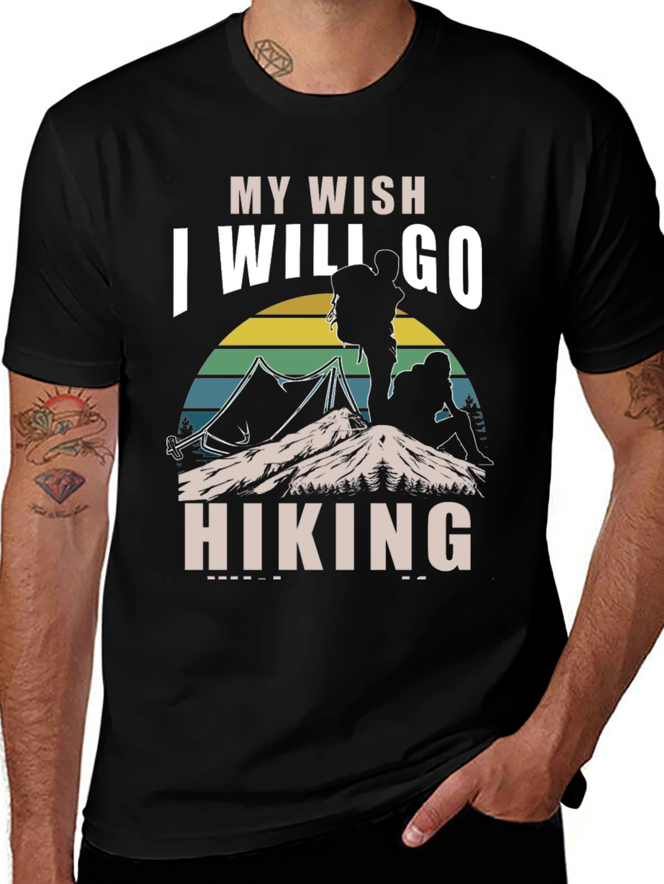 Hiking Wish T-Shirt - Outdoor Adventure Tee