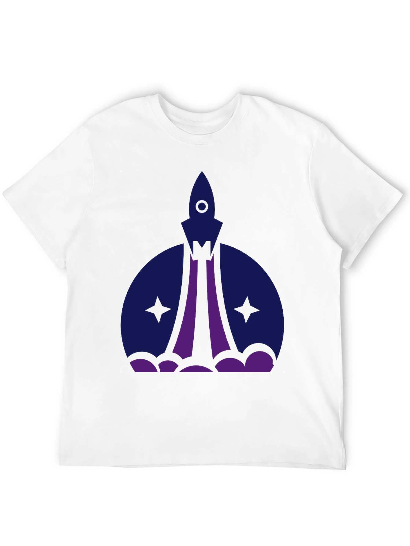 Rocket Launch Graphic Tee - Black Unisex Shirt