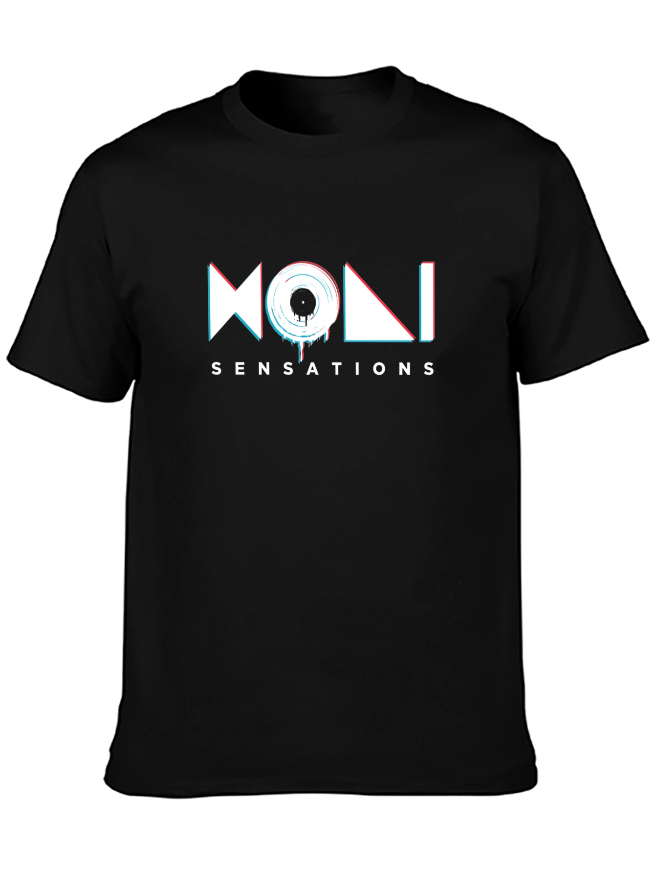 MONI Sensations Black Graphic T-Shirt