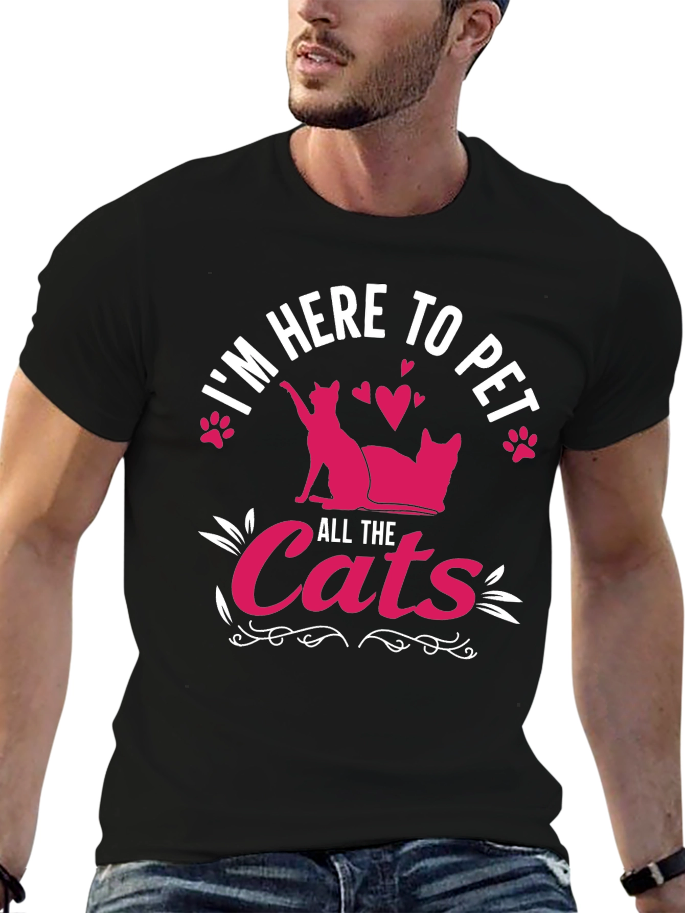 Im Here To Pet All The Cats T-Shirt