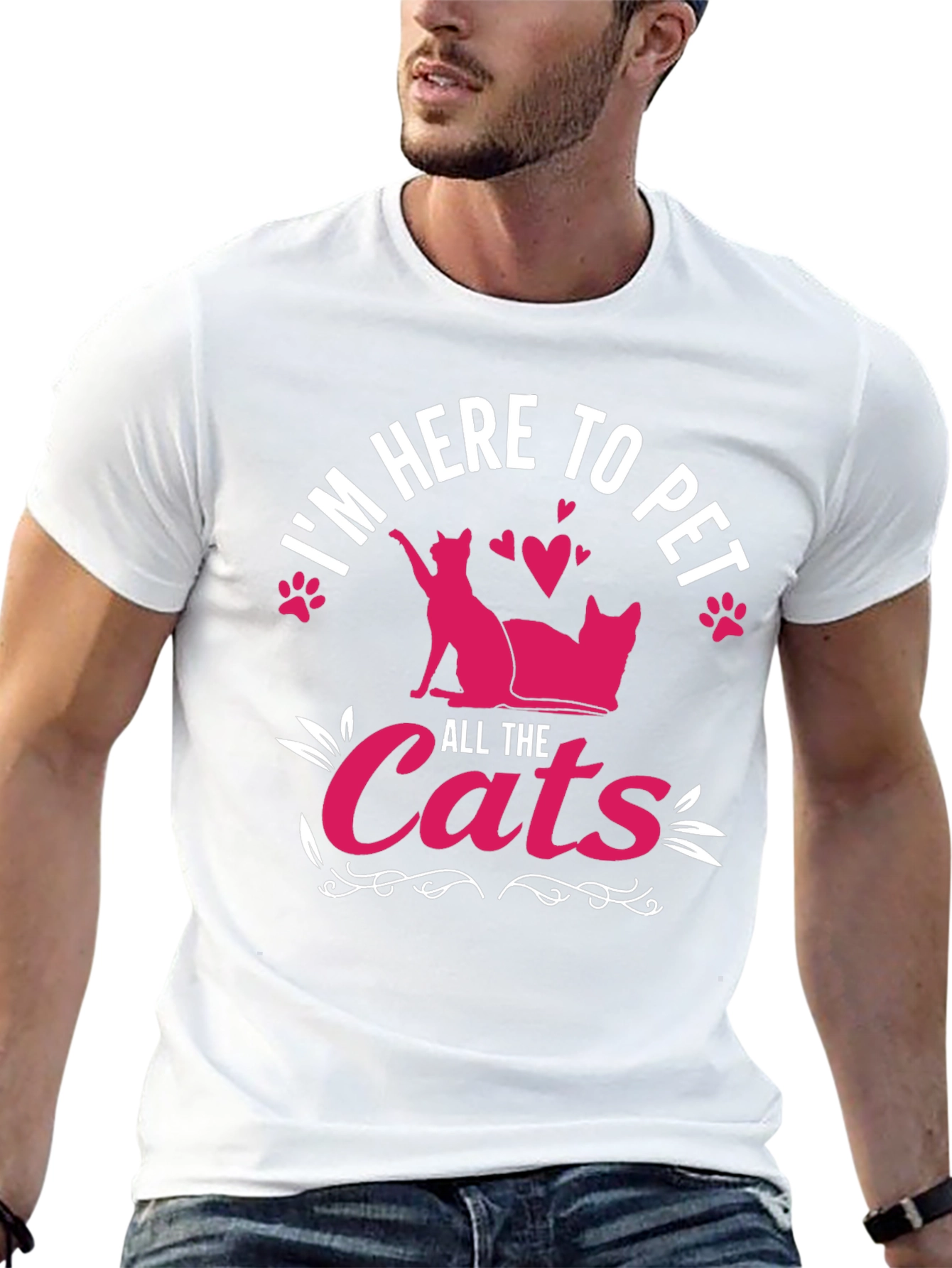 Im Here To Pet All The Cats T-Shirt