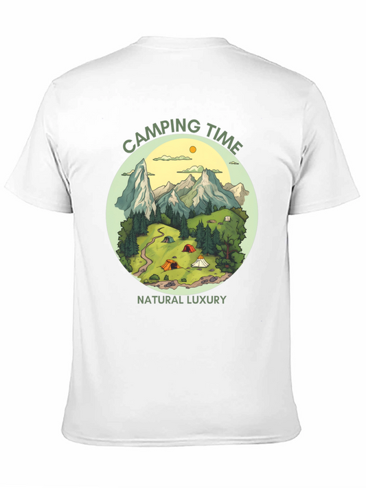 Camping Time Natural Luxury Graphic Tee