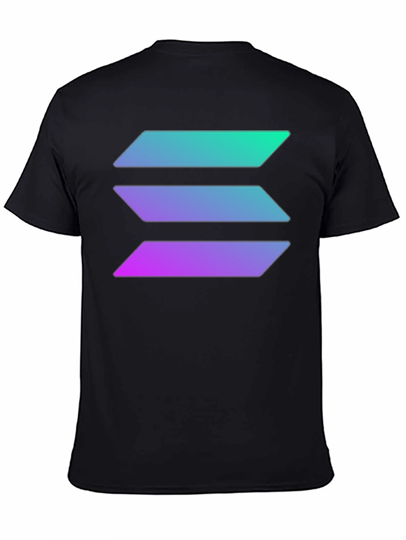 Solana Crypto T-Shirt - Black Tee