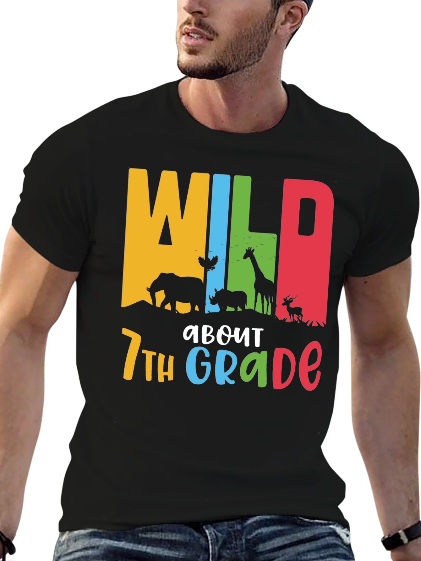 Wild About 7th Grade T-Shirt