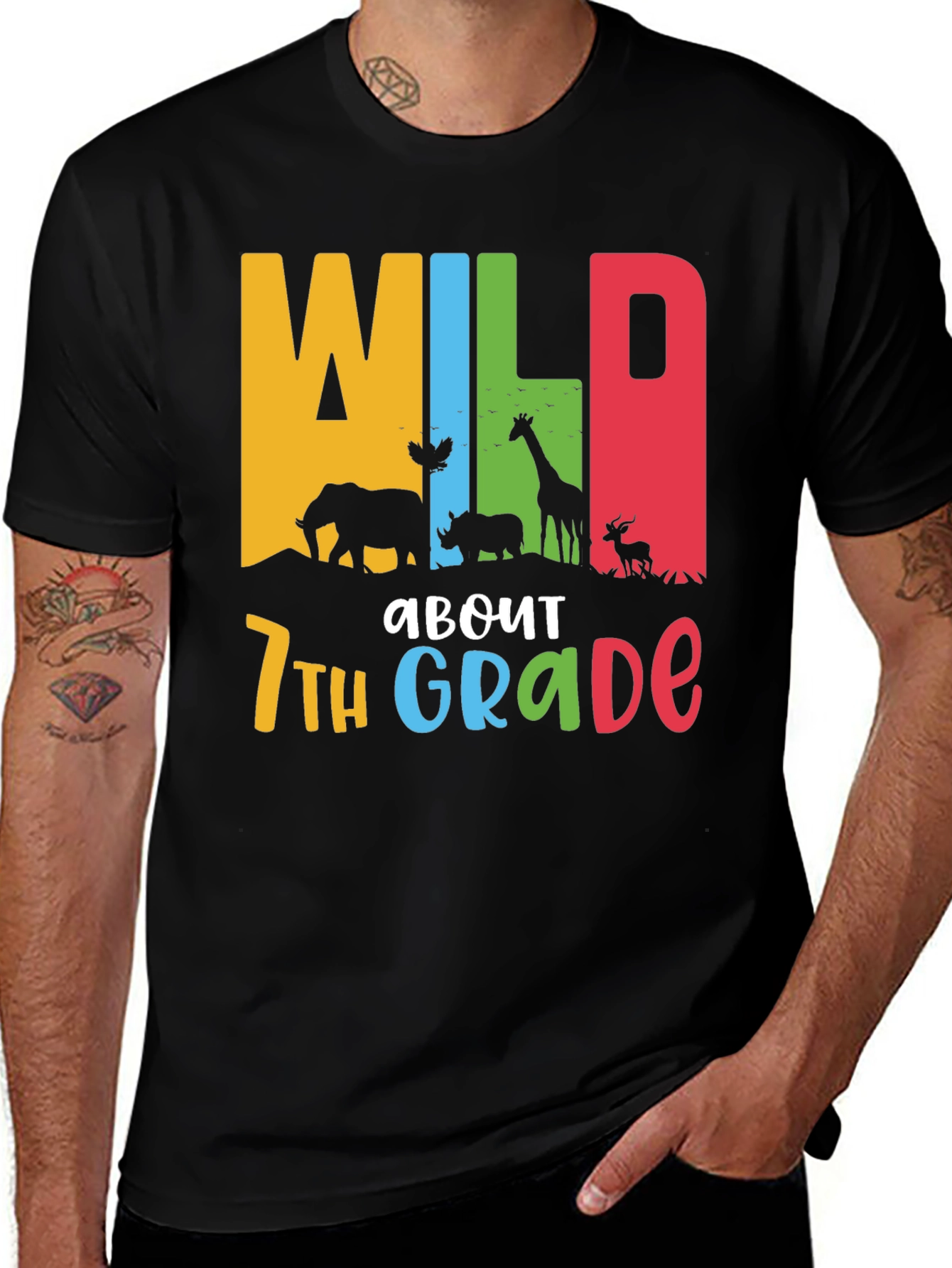 Wild About 7th Grade T-Shirt
