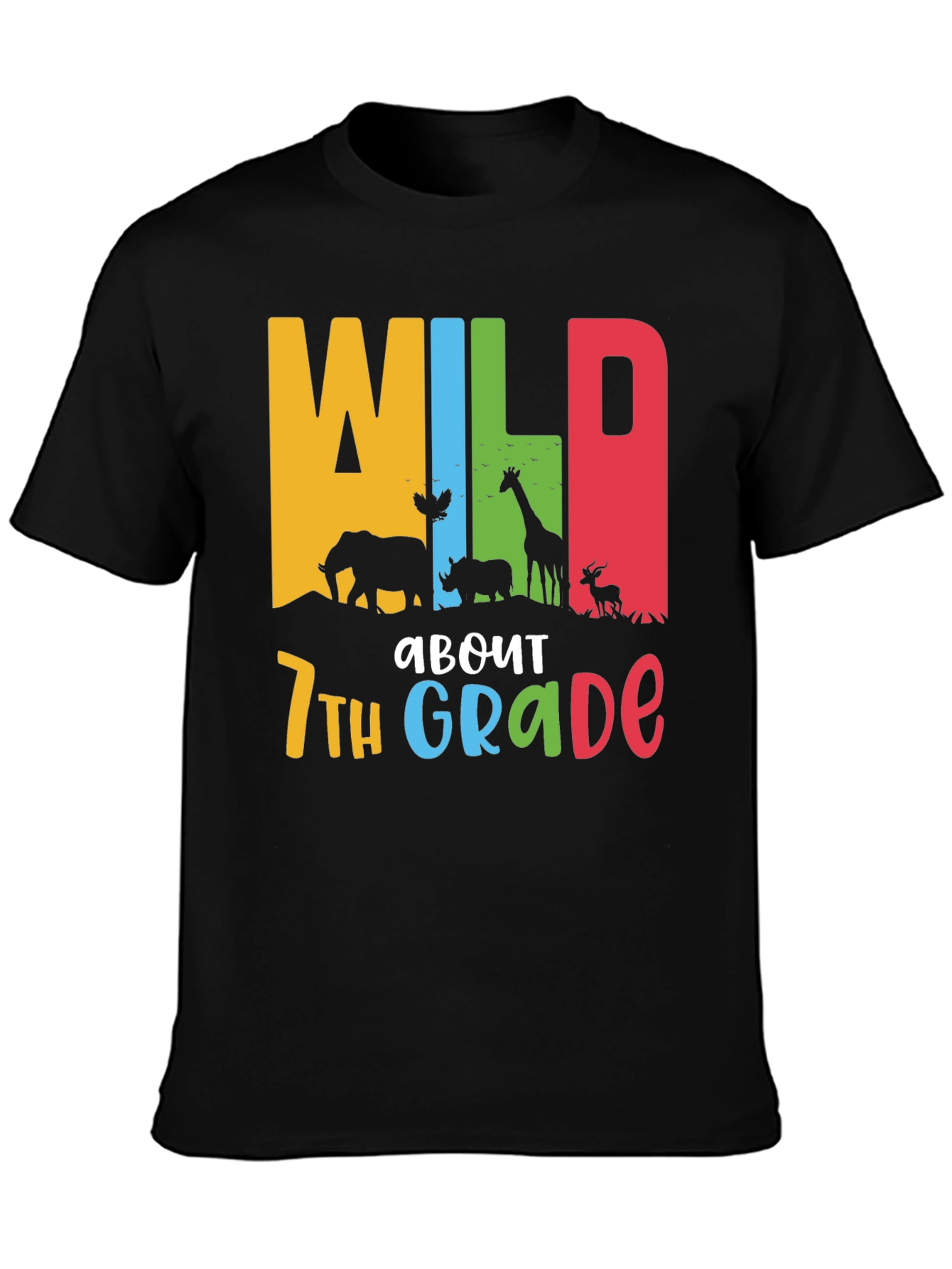 Wild About 7th Grade T-Shirt