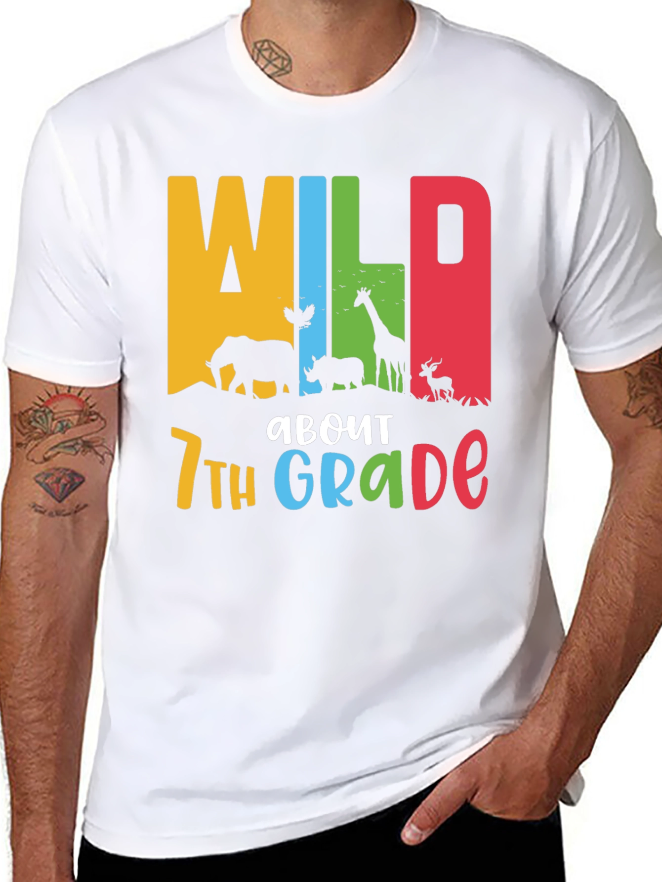 Wild About 7th Grade T-Shirt