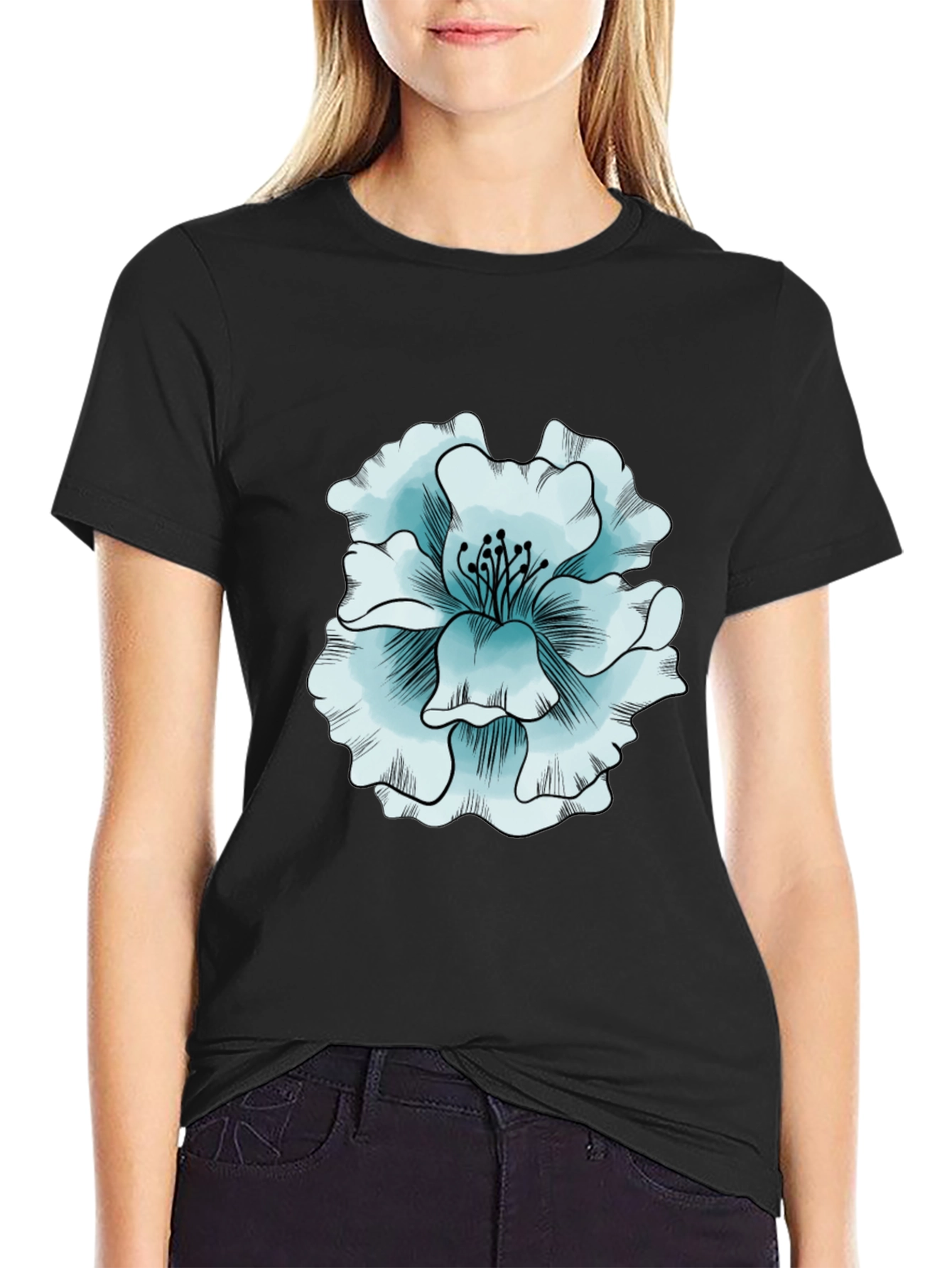 Floral Print Tee - Stylish & Comfortable
