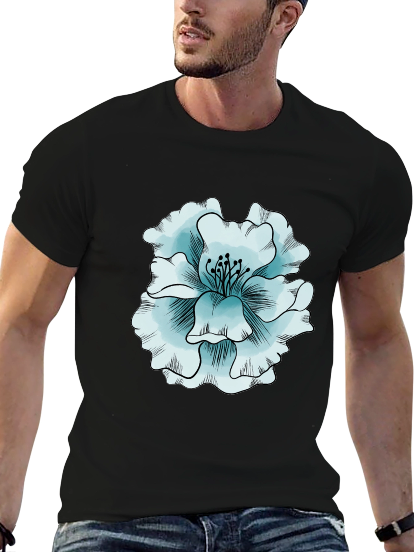 Floral Print Tee - Stylish & Comfortable