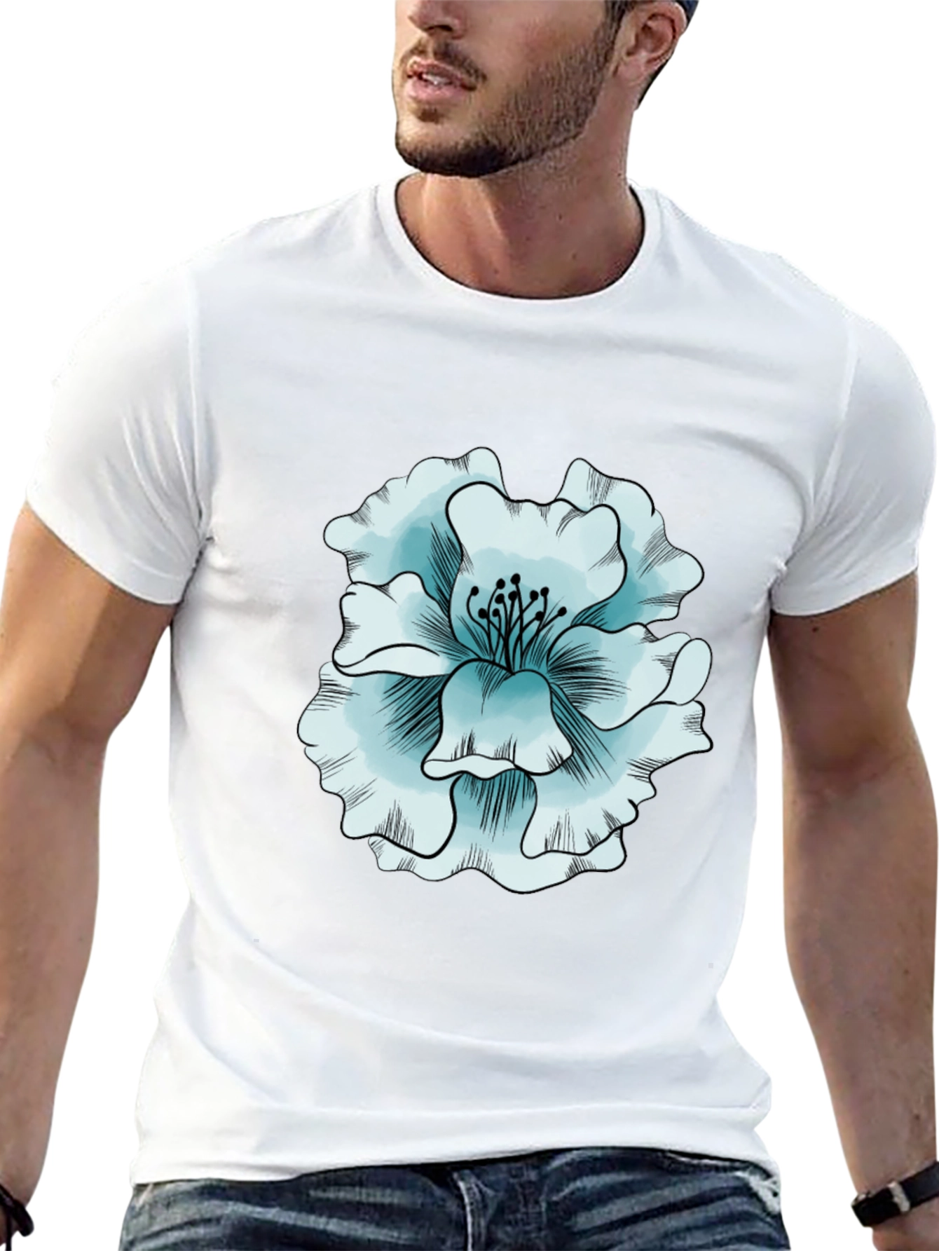 Floral Print Tee - Stylish & Comfortable